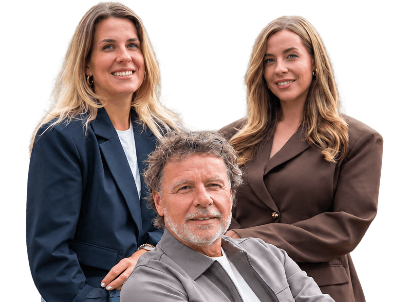 Jan, Lisa en Roos Schutrups