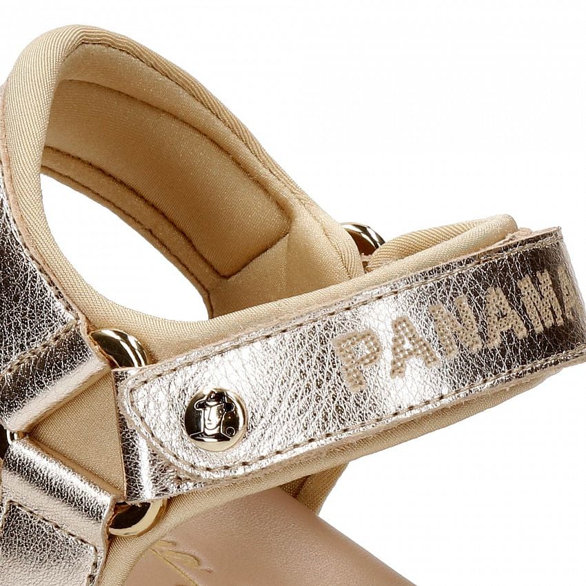 Panama Jack B1 Sandaal Newel Shine Gold