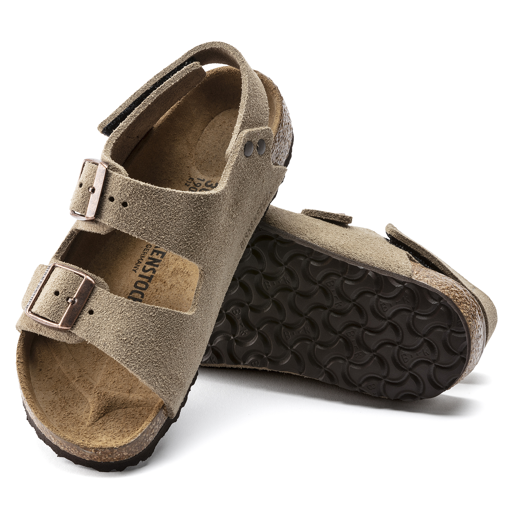 Birkenstock 1021627 Sandaal Milano Taupe Regular