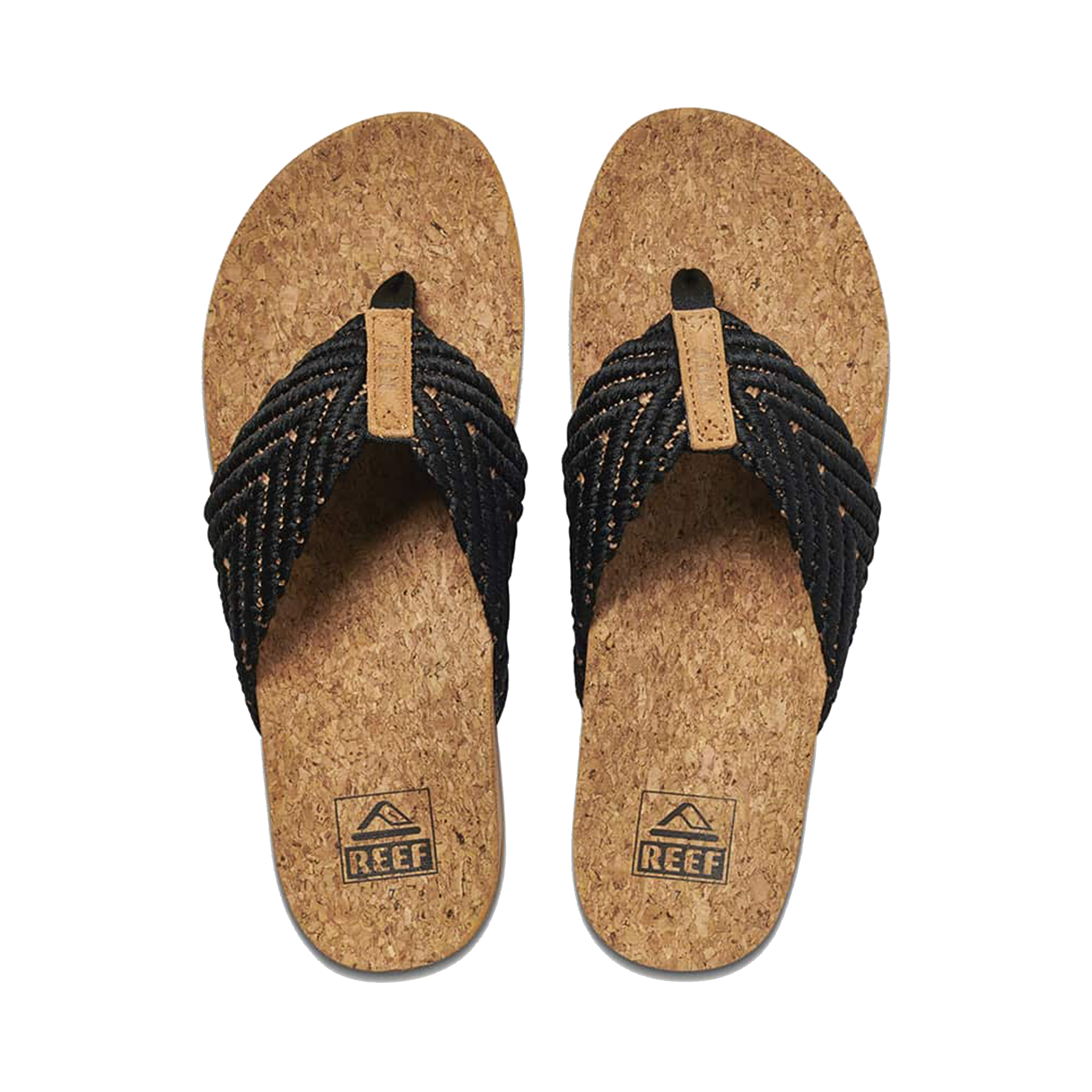 Reef CI3773 Slipper Cushion Strand Black/Natural