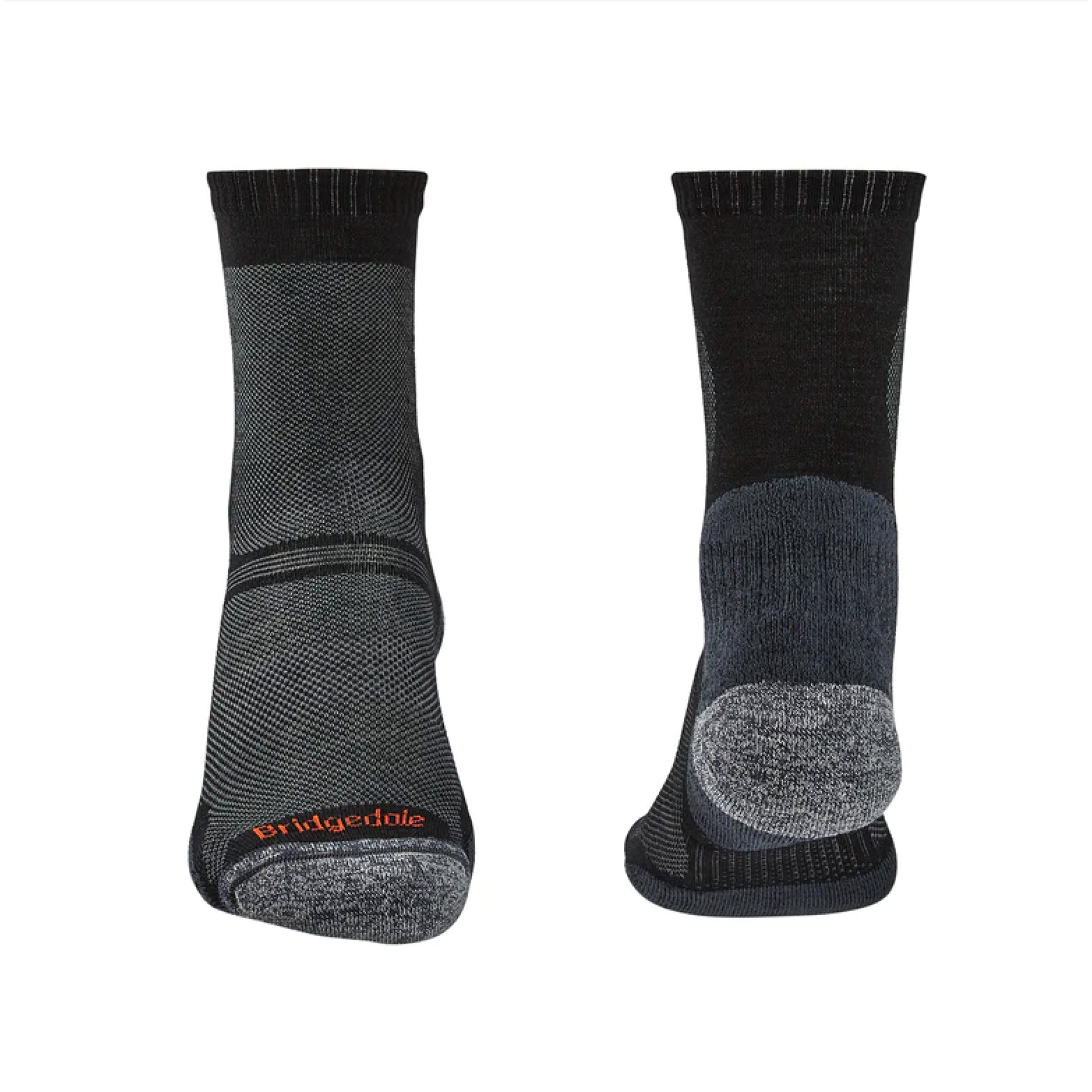Bridgedale 710099 Ultra Light T2 Merino Performance Crew Black