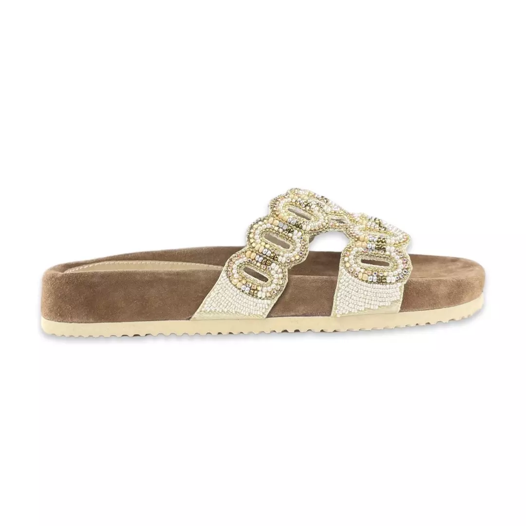 Lazamani LA75391 Slipper Strass Beige