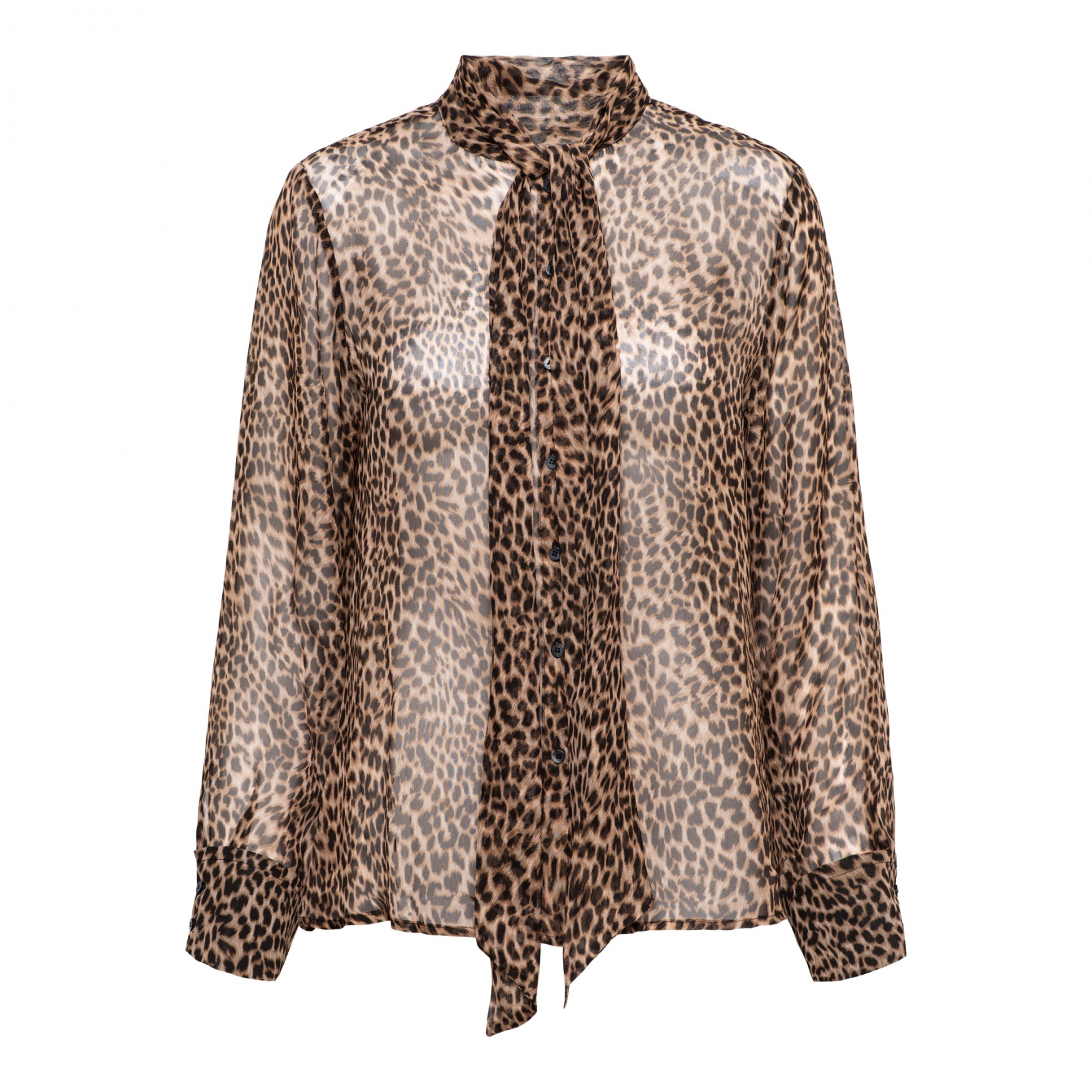 &Co BL318 Blouse Alix Animal Black Multi