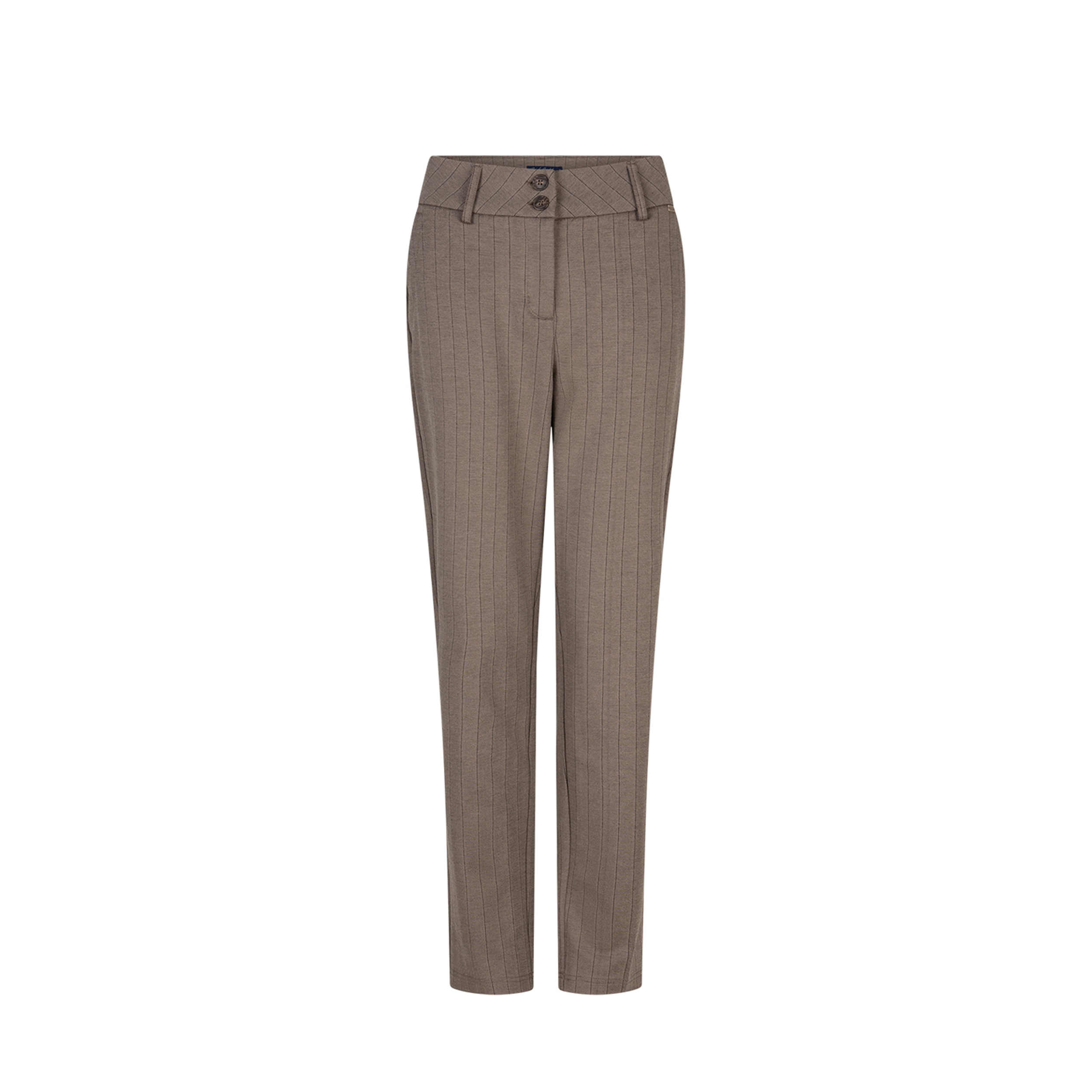 Red Button SRB4703 Broek Diana Pinstripe Warm Taupe