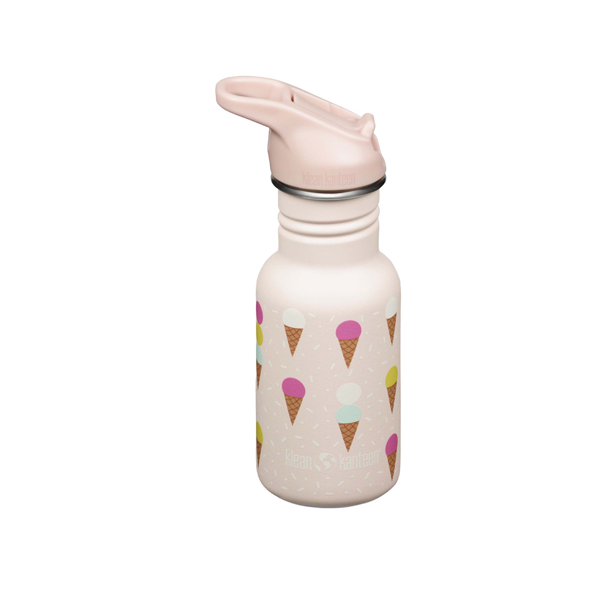 Klean Kanteen 1011208 Kid Classic Slip Sport Cap 355ML Ice Cream Pink