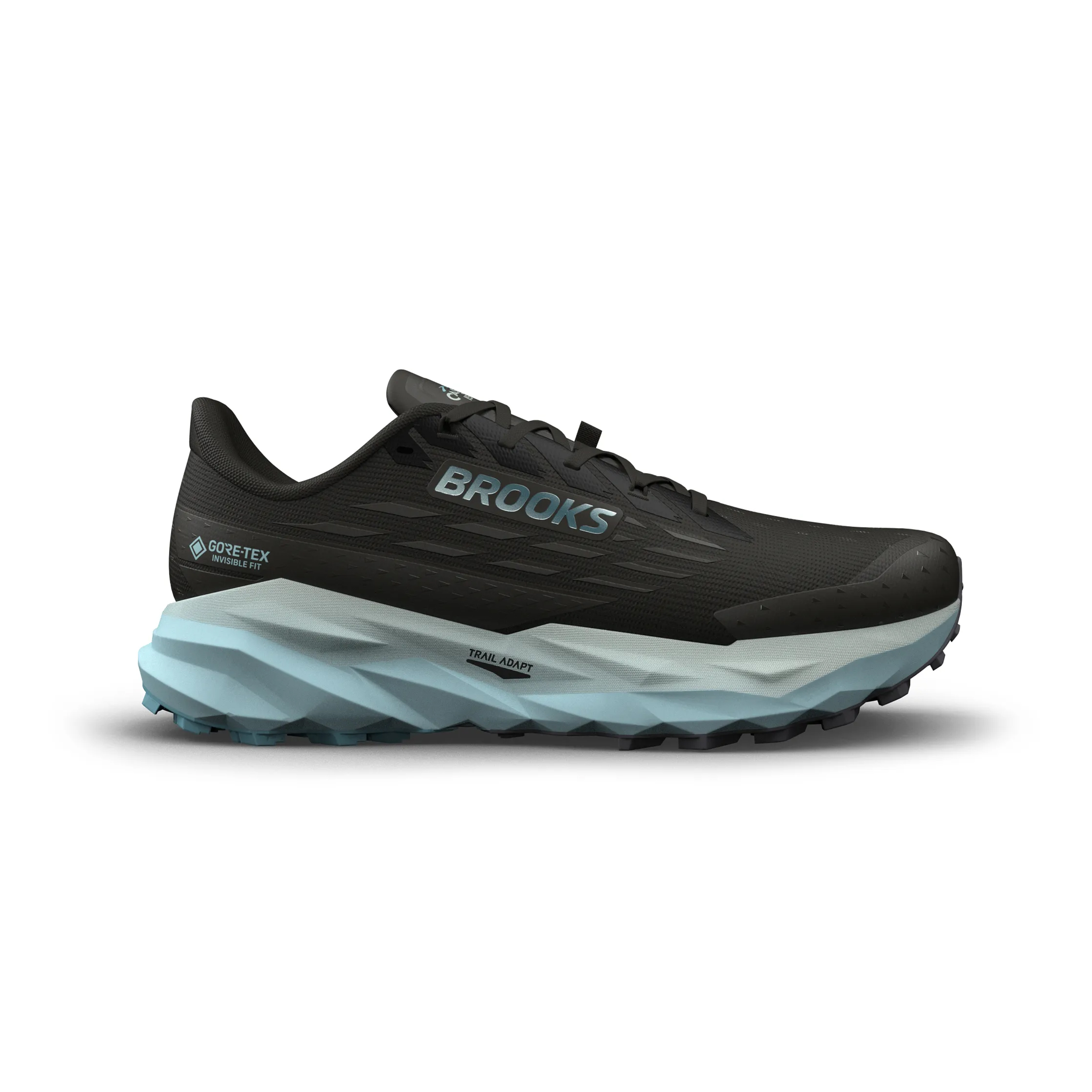 Brooks 120445 Cascadia 19 GTX Women Black/Ebony/Blue Flower