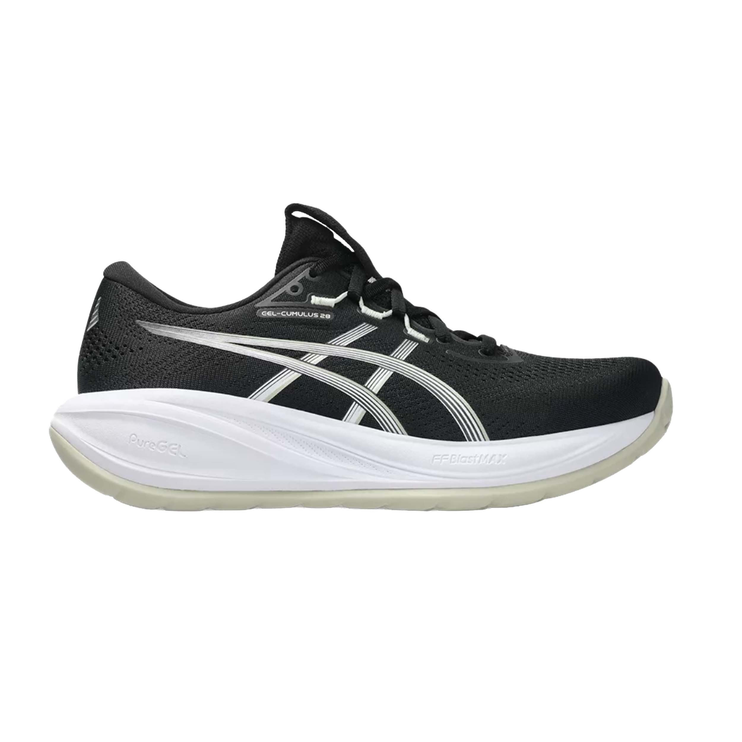 Asics 1012B920 Gel-Cumulus 28 Women Black/White Narrow
