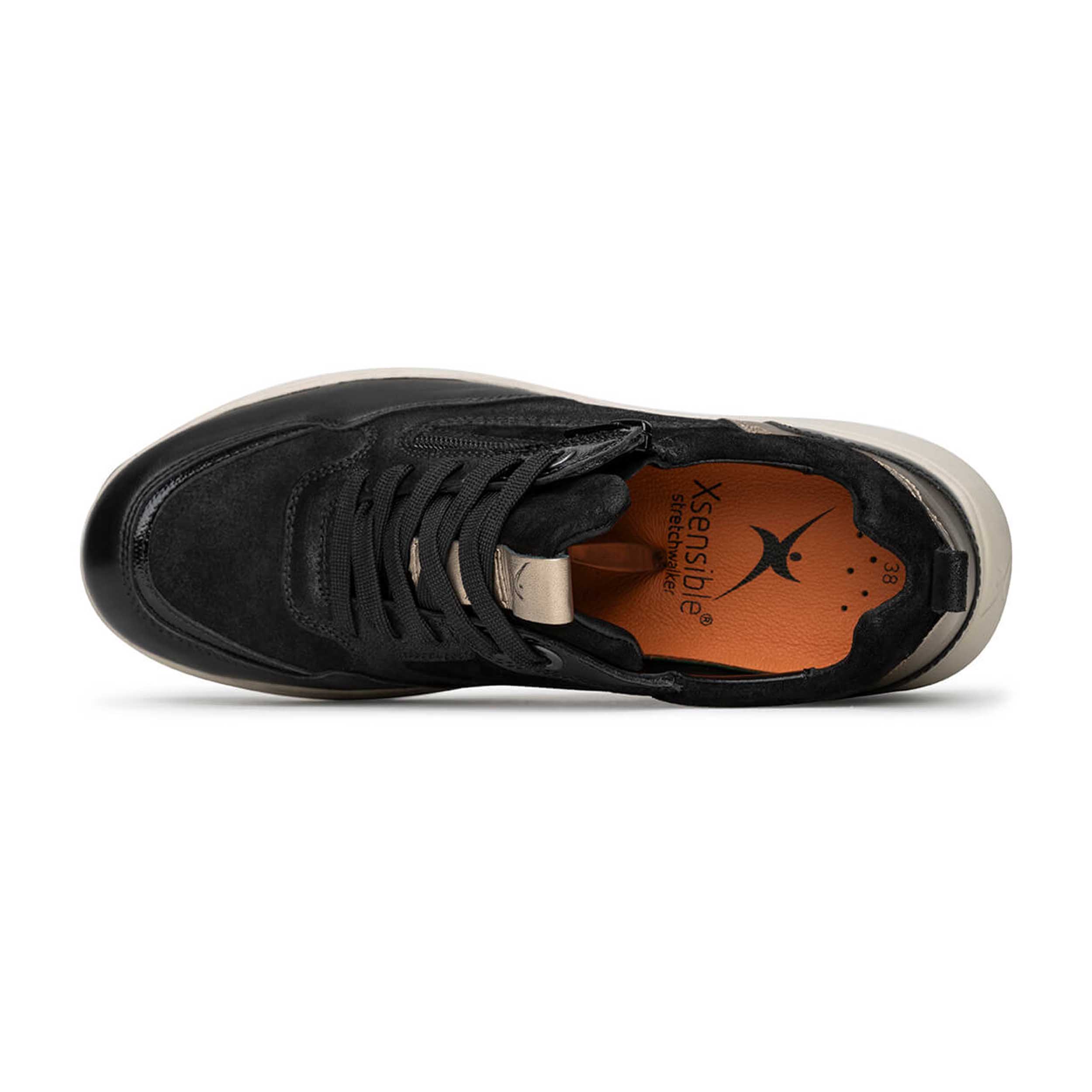 Xsensible 30215.2 Sneaker Grenoble Black Combi Hx