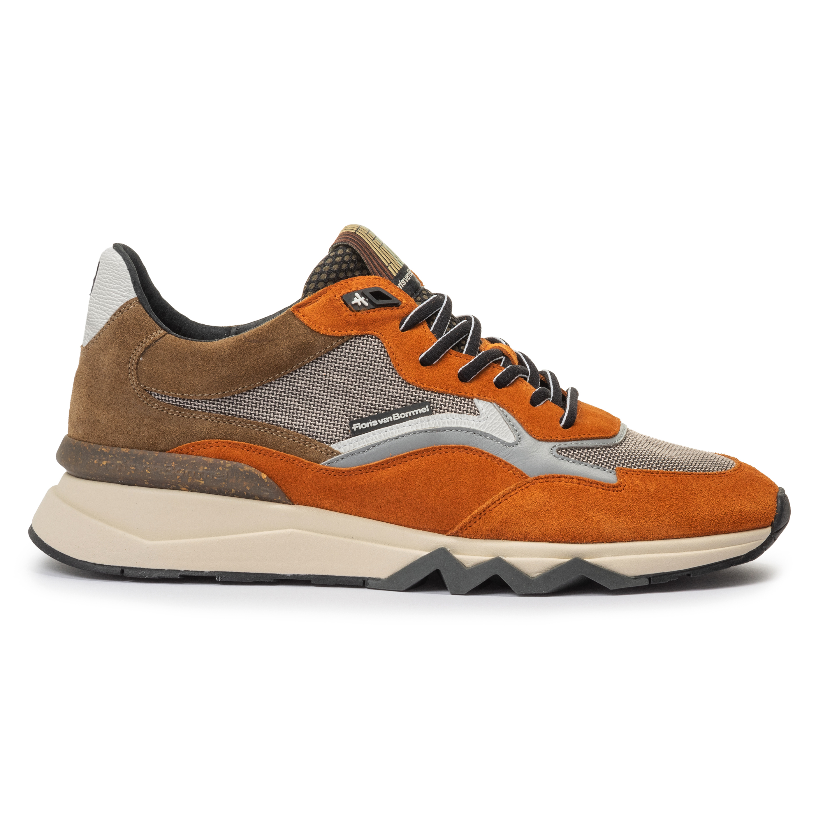 Floris van Bommel SFM-10178 Sneaker De Zager 05.11 Cognac G1/2