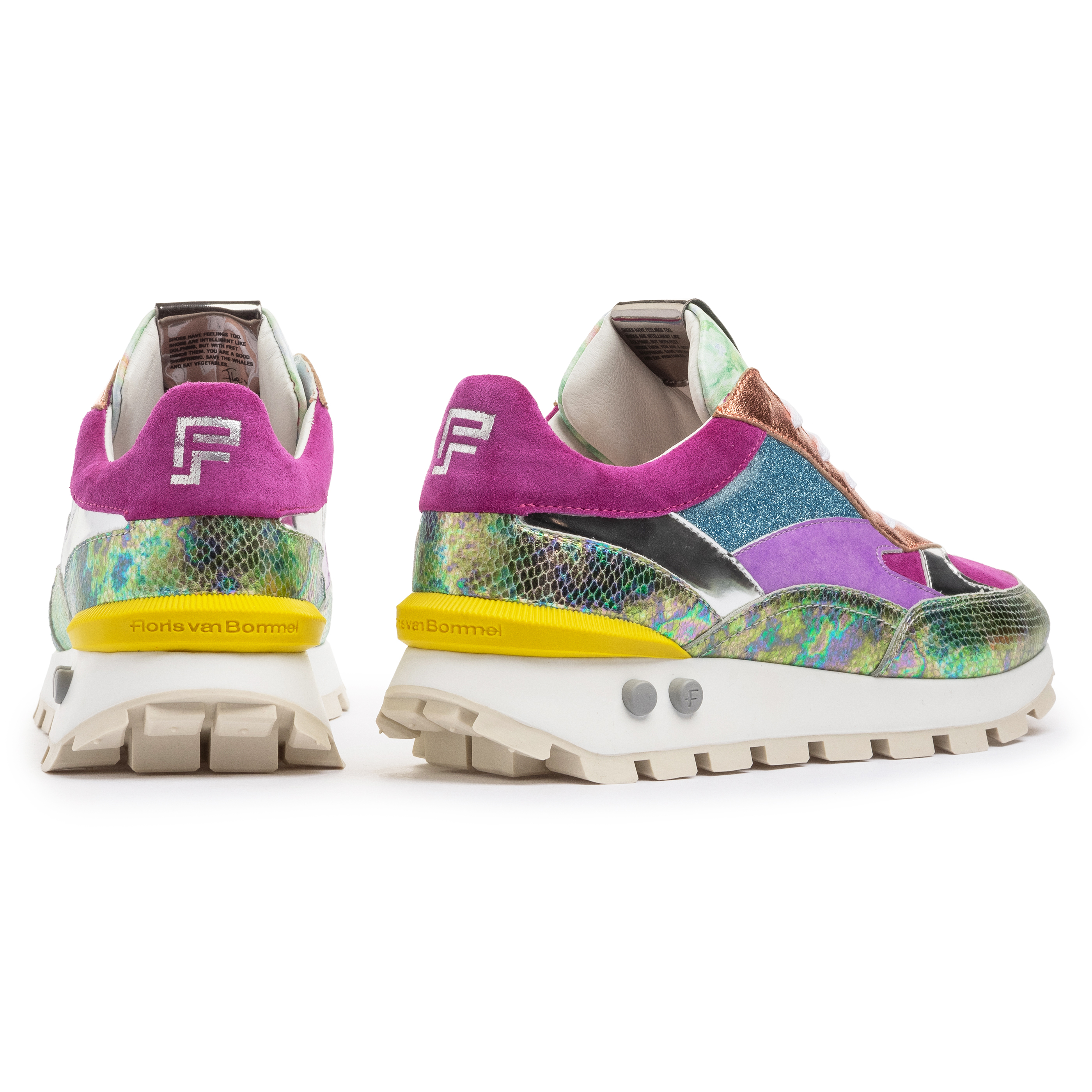 Floris van Bommel SFW-10098 Sneaker Blokki 04.13 Green Combi G