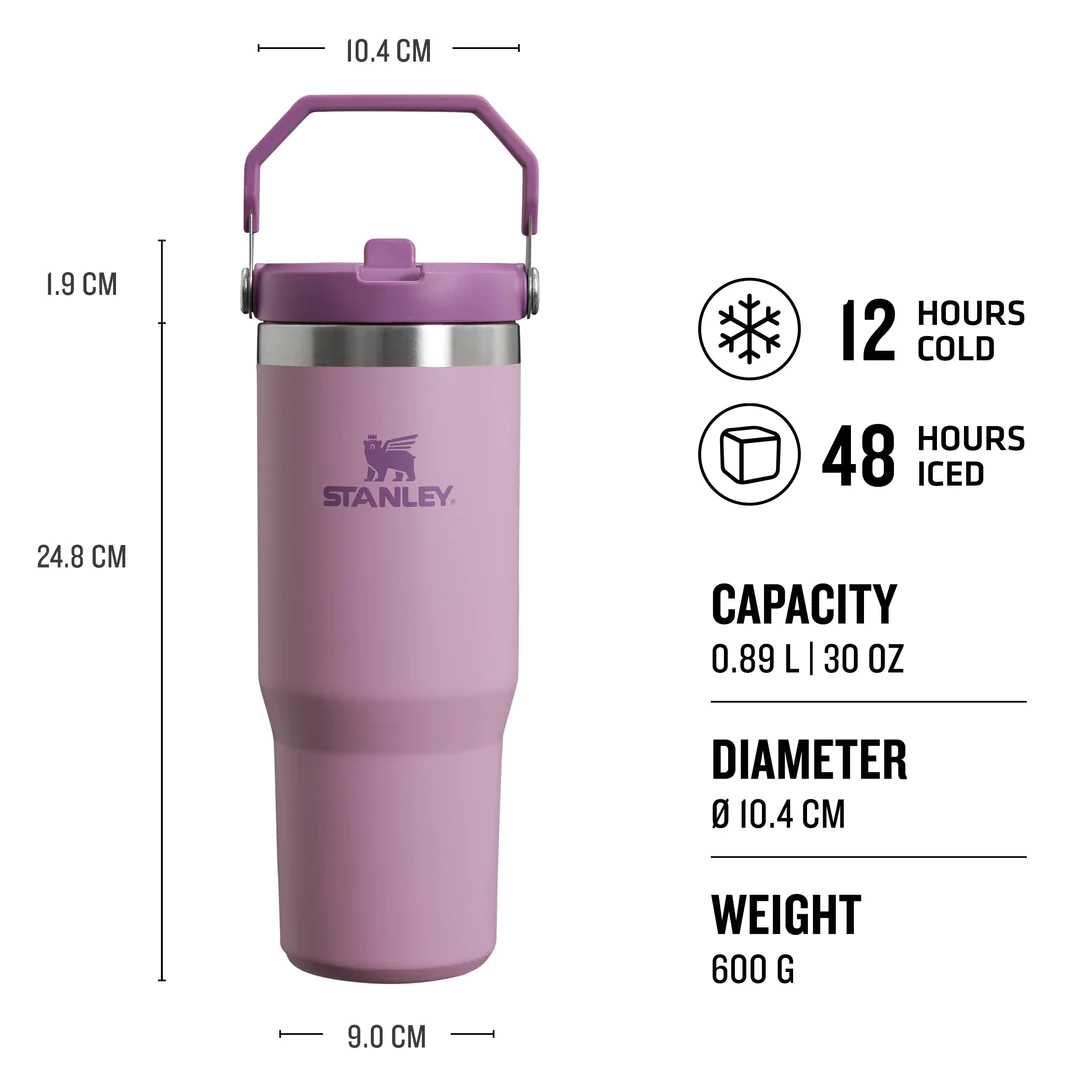 Stanley The IceFlow Flip Straw Tumbler 0,89L Lilac