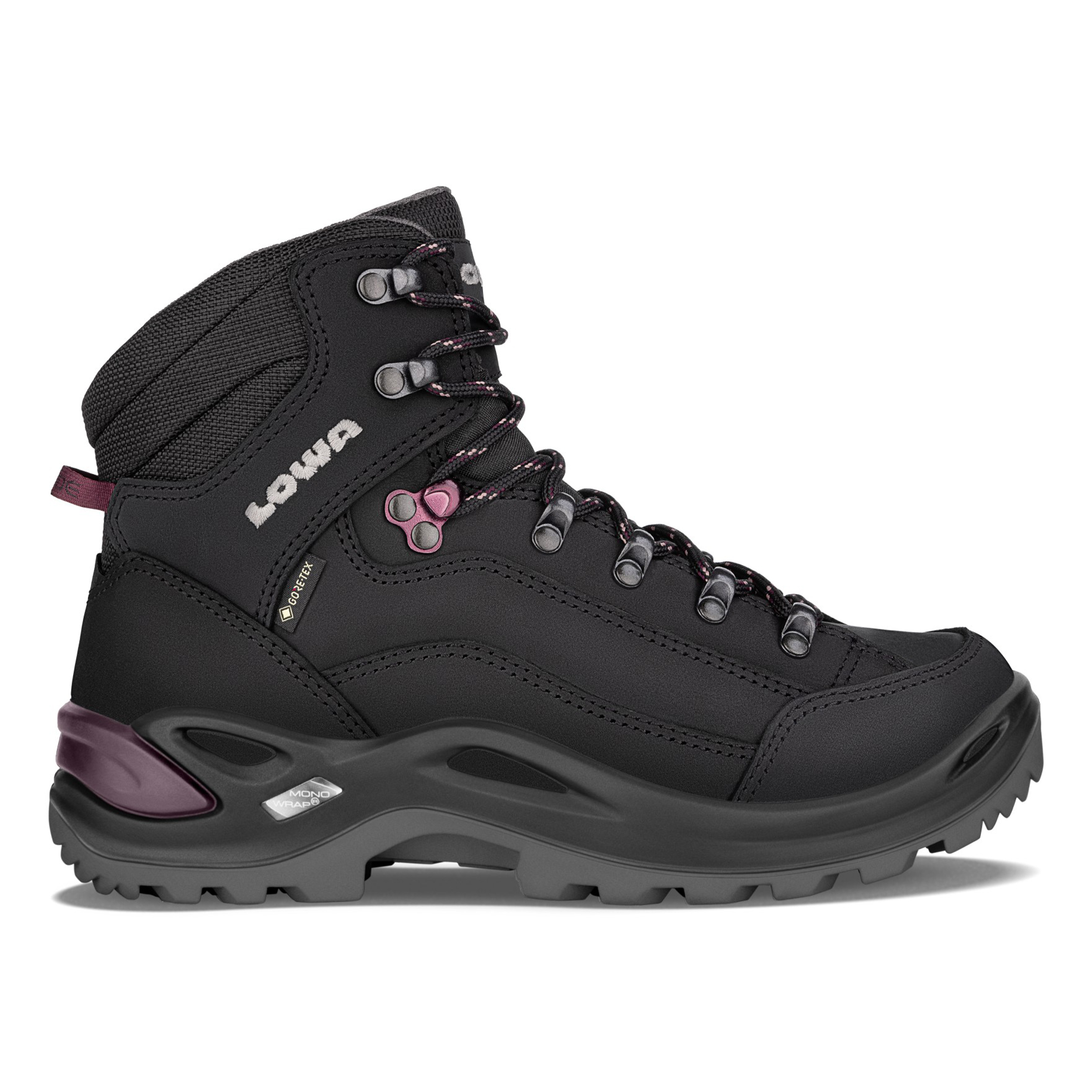 Lowa 320945 Renegade GTX Mid Ws Zwart/Prune