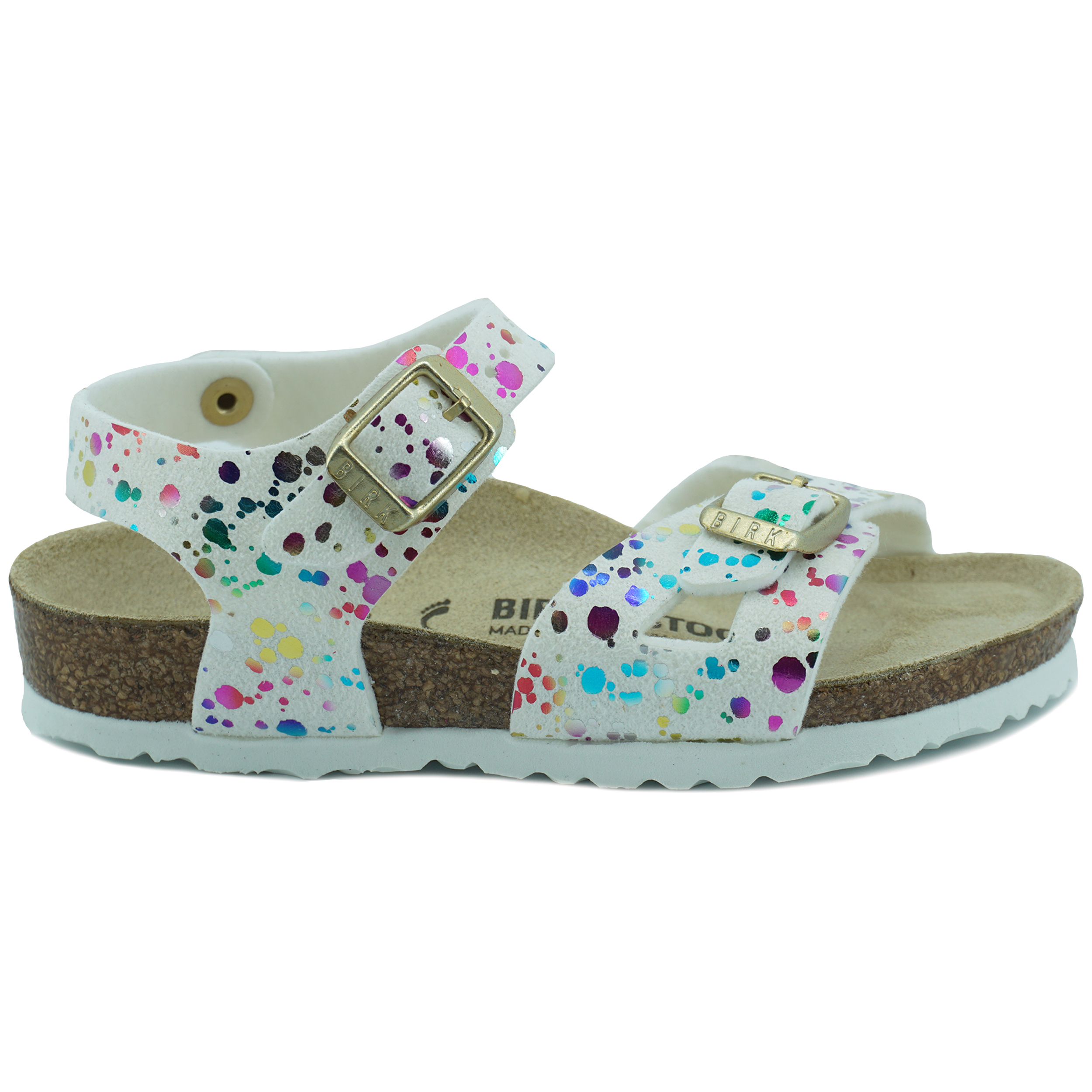 Birkenstock 1019743 Sandaal Rio Confetti White Pop Narrow