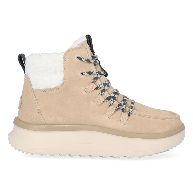 HEYDUDE HD41995 Boot Wendy Peak Apres Suede Cozy Sand/Beige
