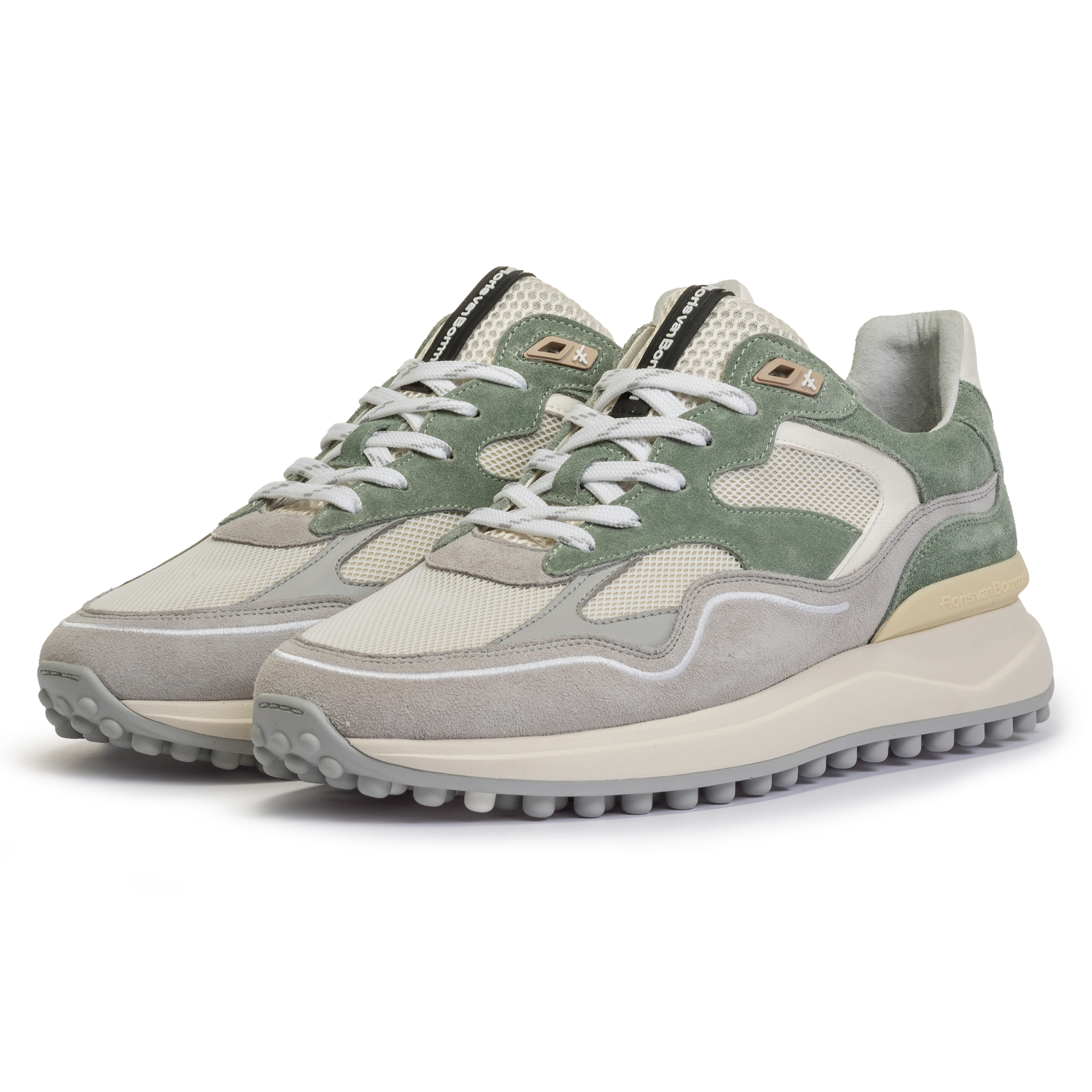 Floris van Bommel SFM-10159 Sneaker Noppi 18.37 Green G1/2