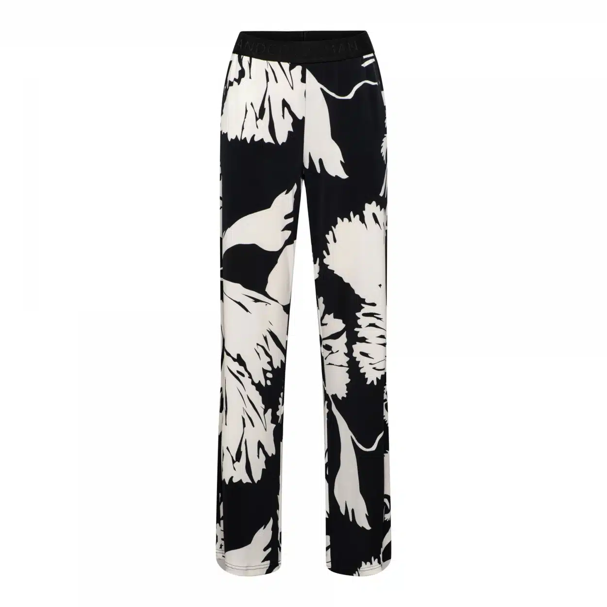 &Co Loa Flower Pants Black