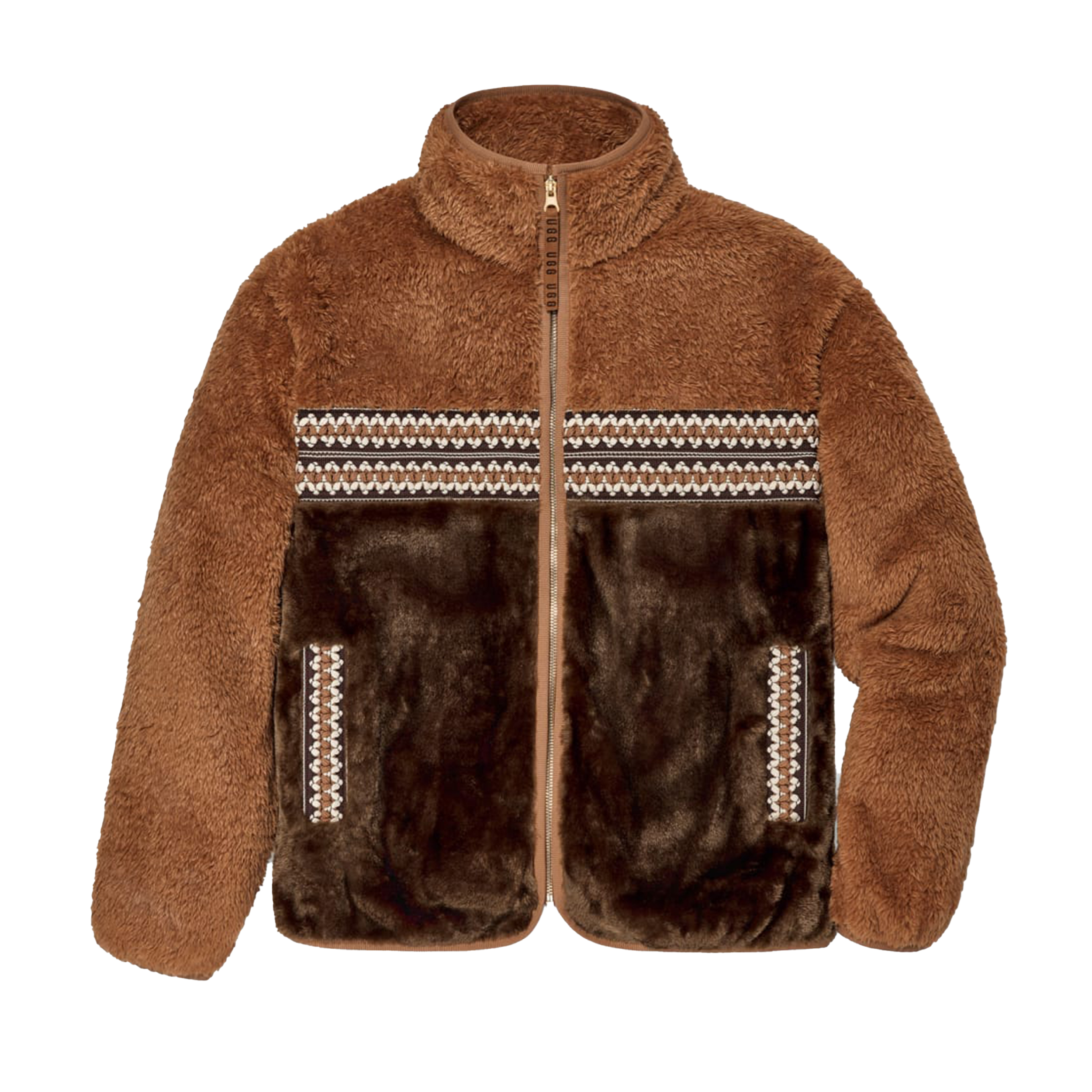 UGG 1142550 Marlene Sherpa Jacket H Braid Chestnut