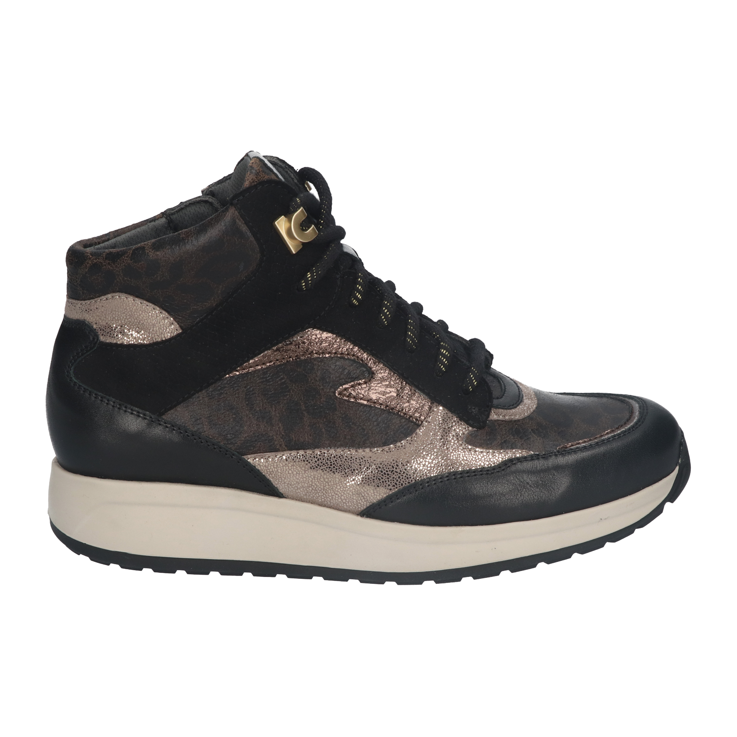 Durea 9842 Sneaker Zwart/Smog M