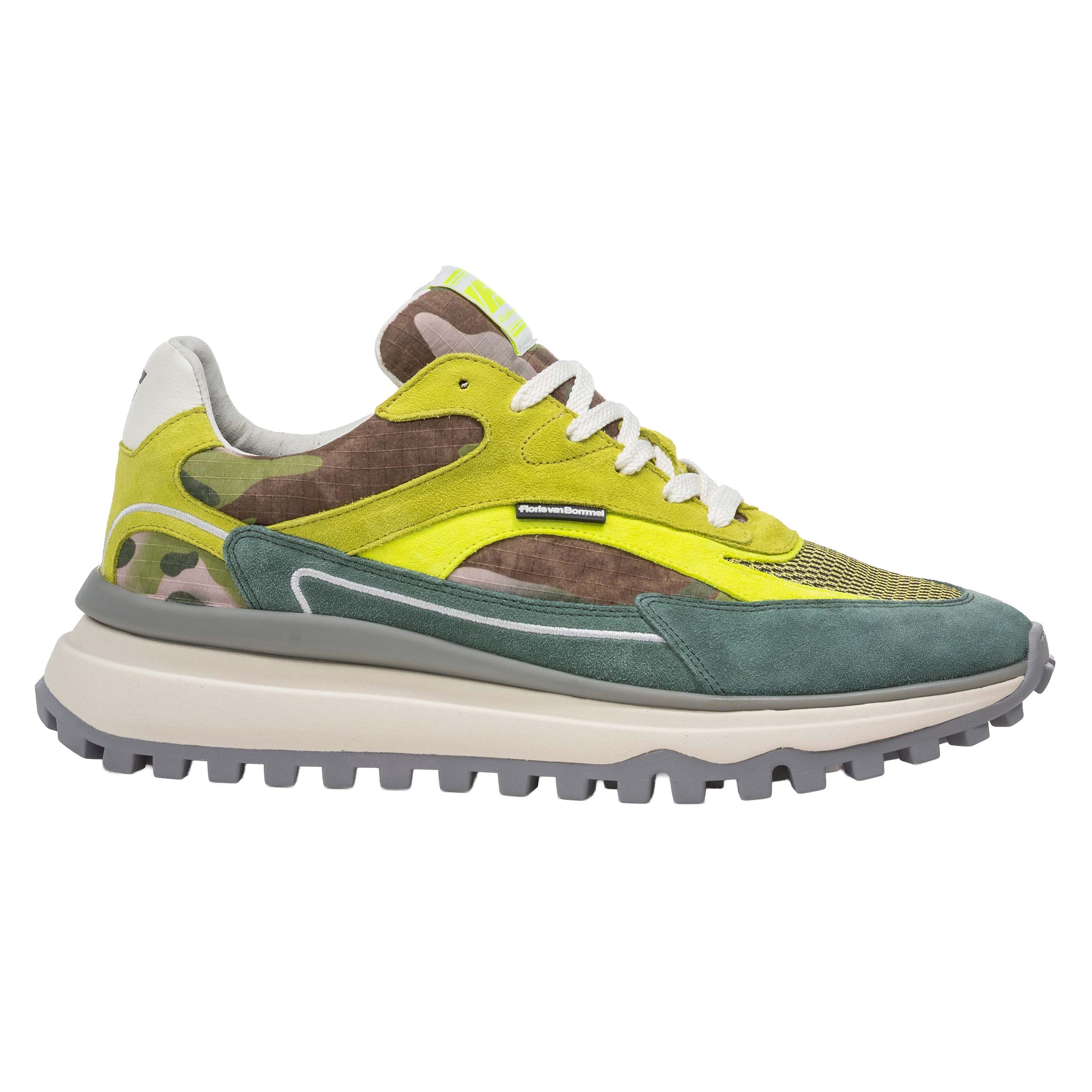 Floris van Bommel SFM-10247 Sneaker De Gripper 08.01 Green G1/2