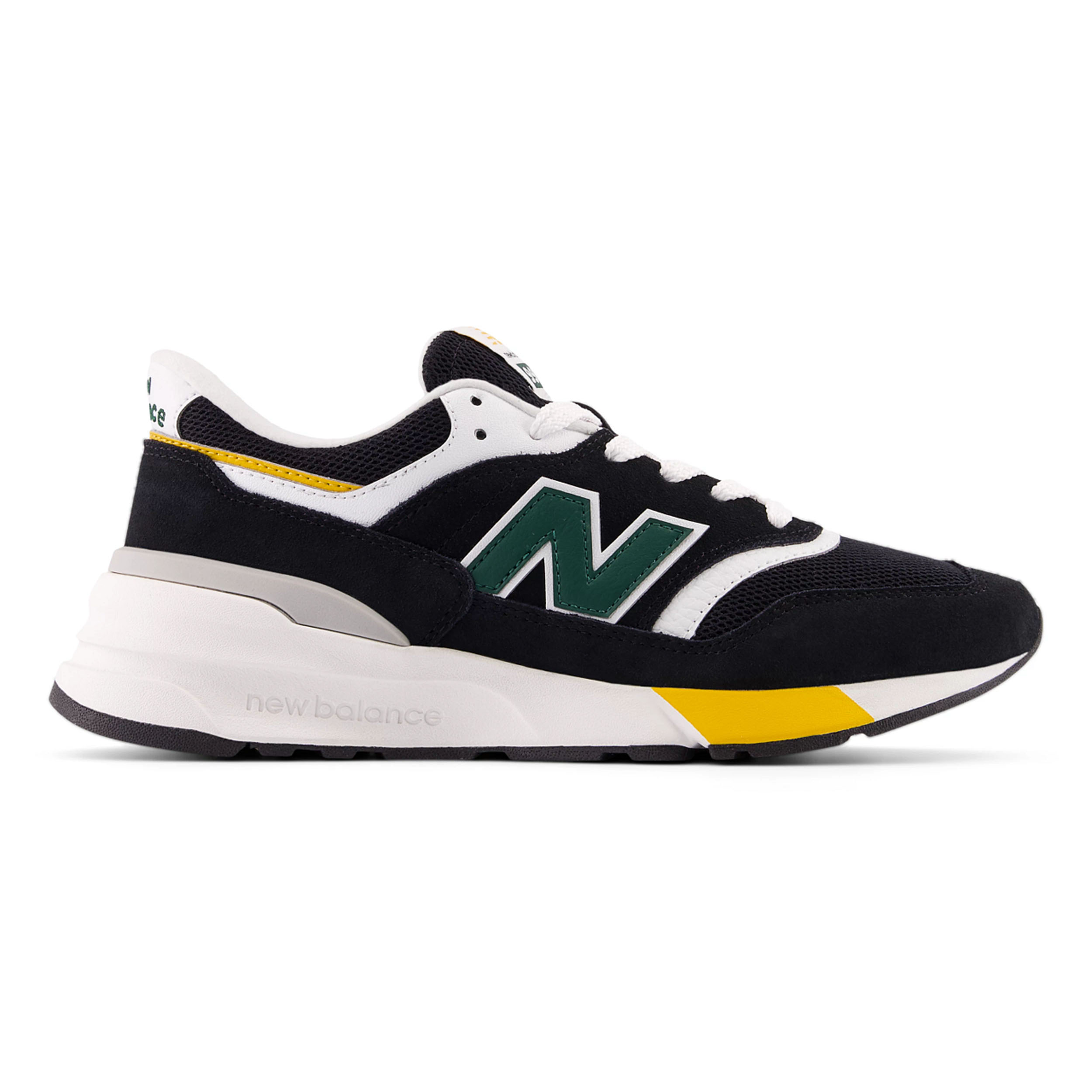 New Balance 997 Sneaker Black/Nightwatch Green