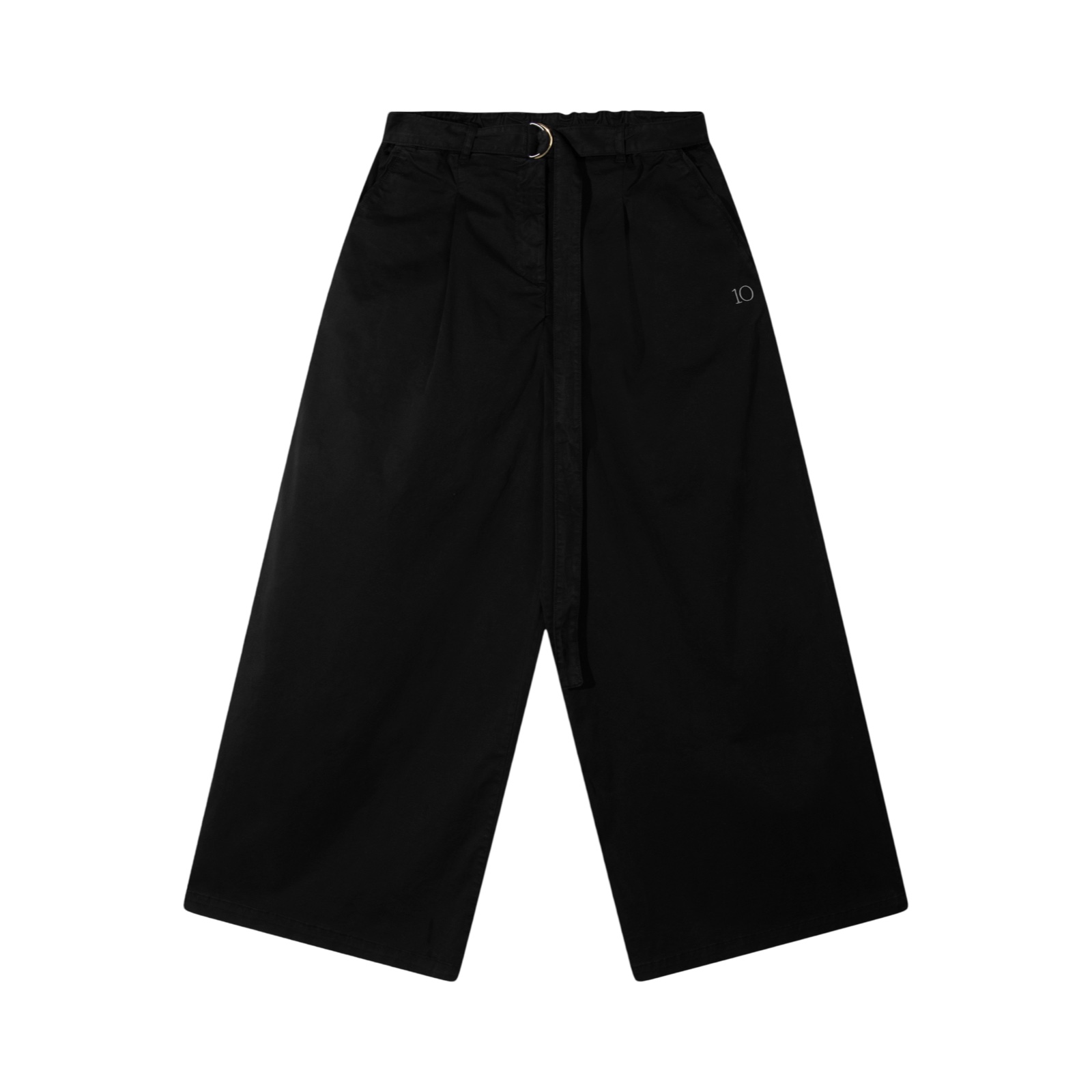 10DAYS 20-060-5201 Broek Wide Leg Twill Black