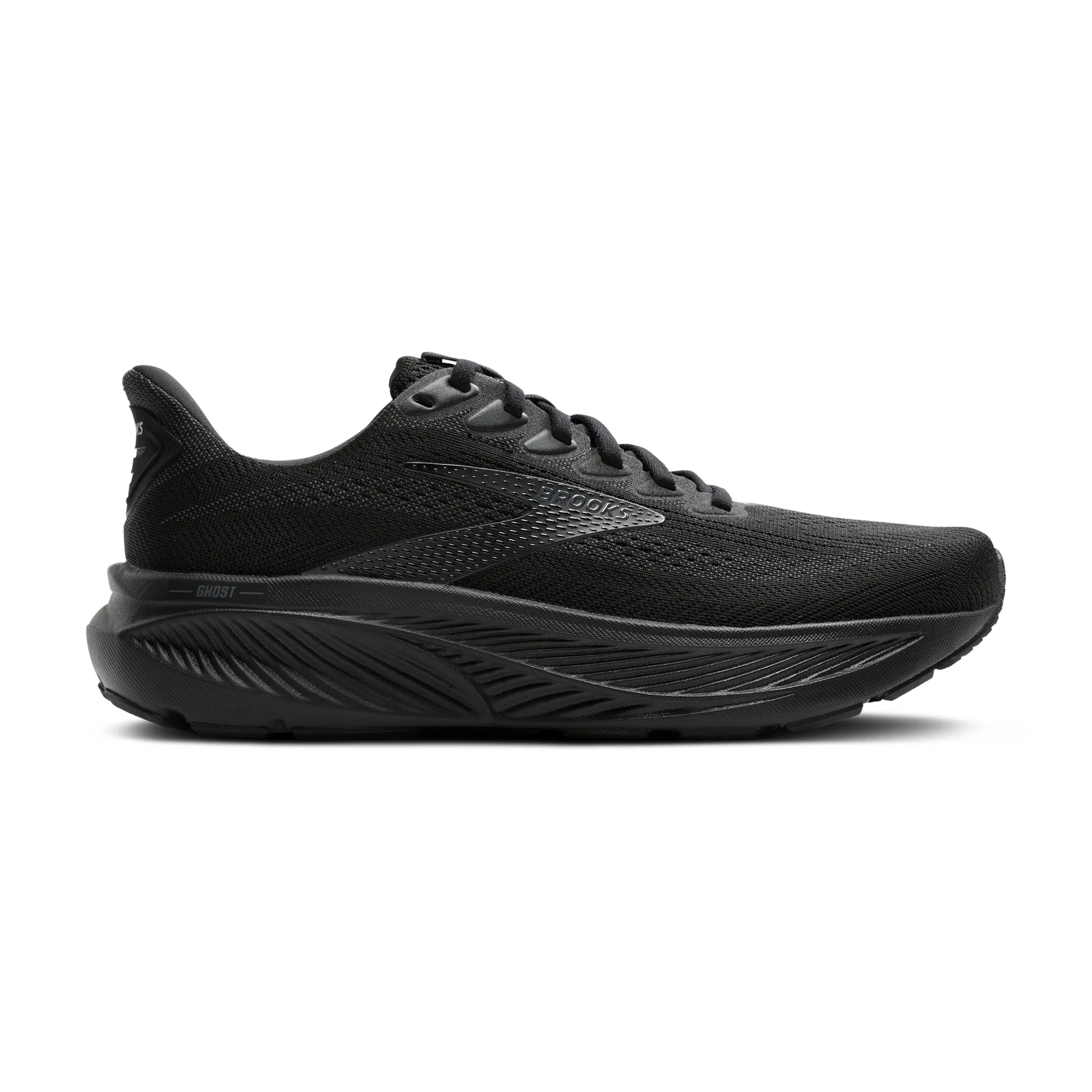 Brooks 110442 Ghost 17 Men Black/Black/Ebony Extra Wide