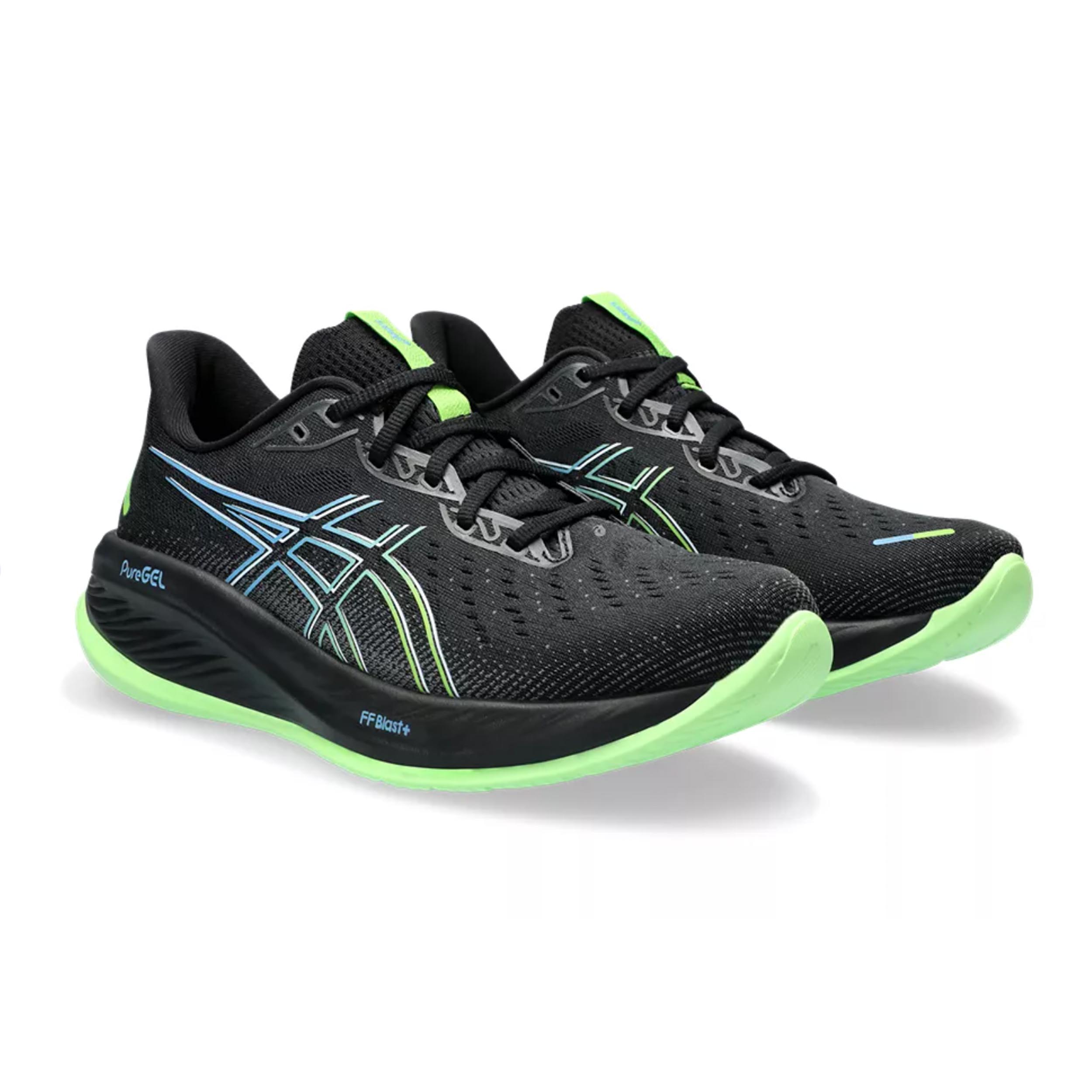 Asics 1011B792 Gel-Cumulus 26 Men Black/Electric Lime