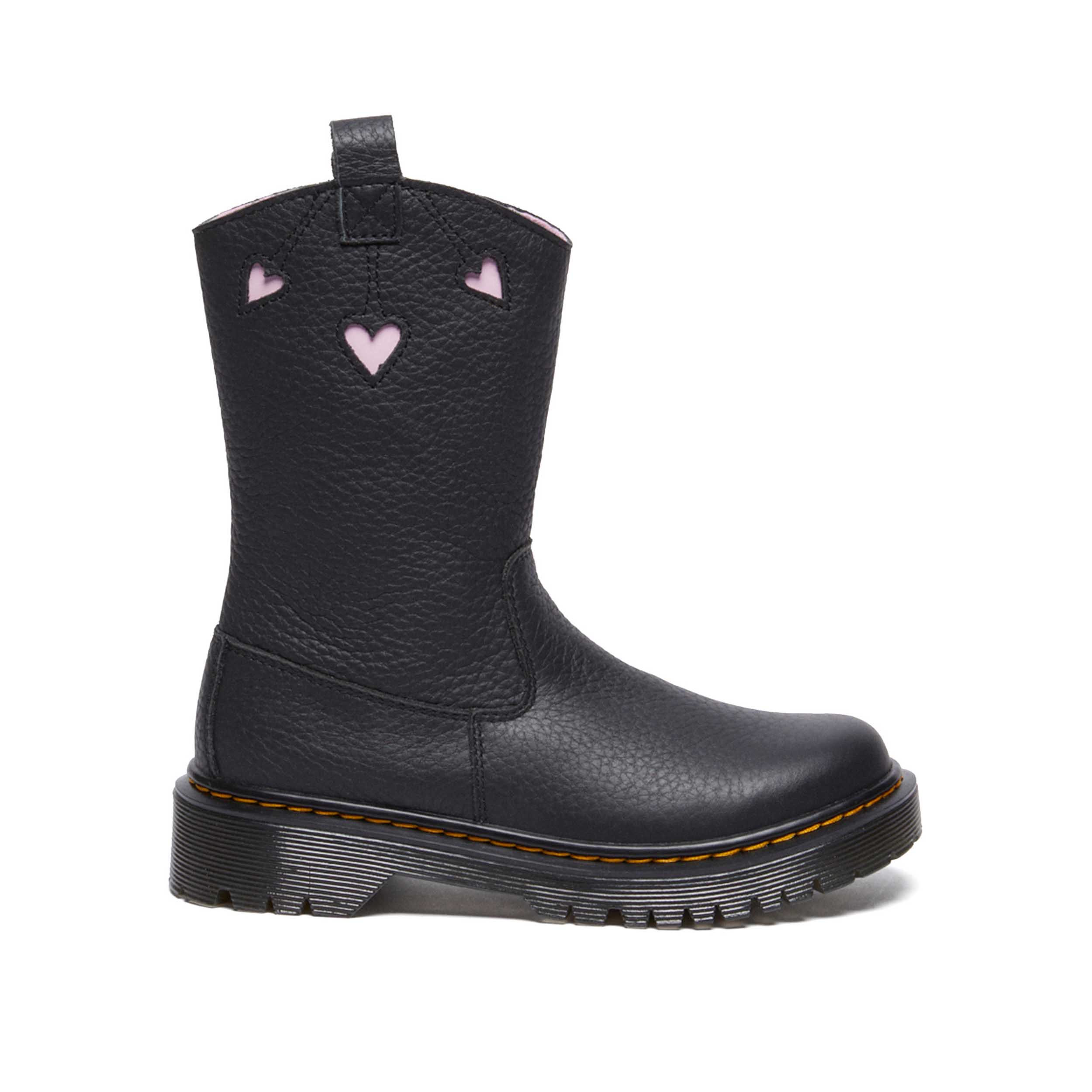 Dr. Martens 31948148J Boot Bex Heart Black/Pale Pink