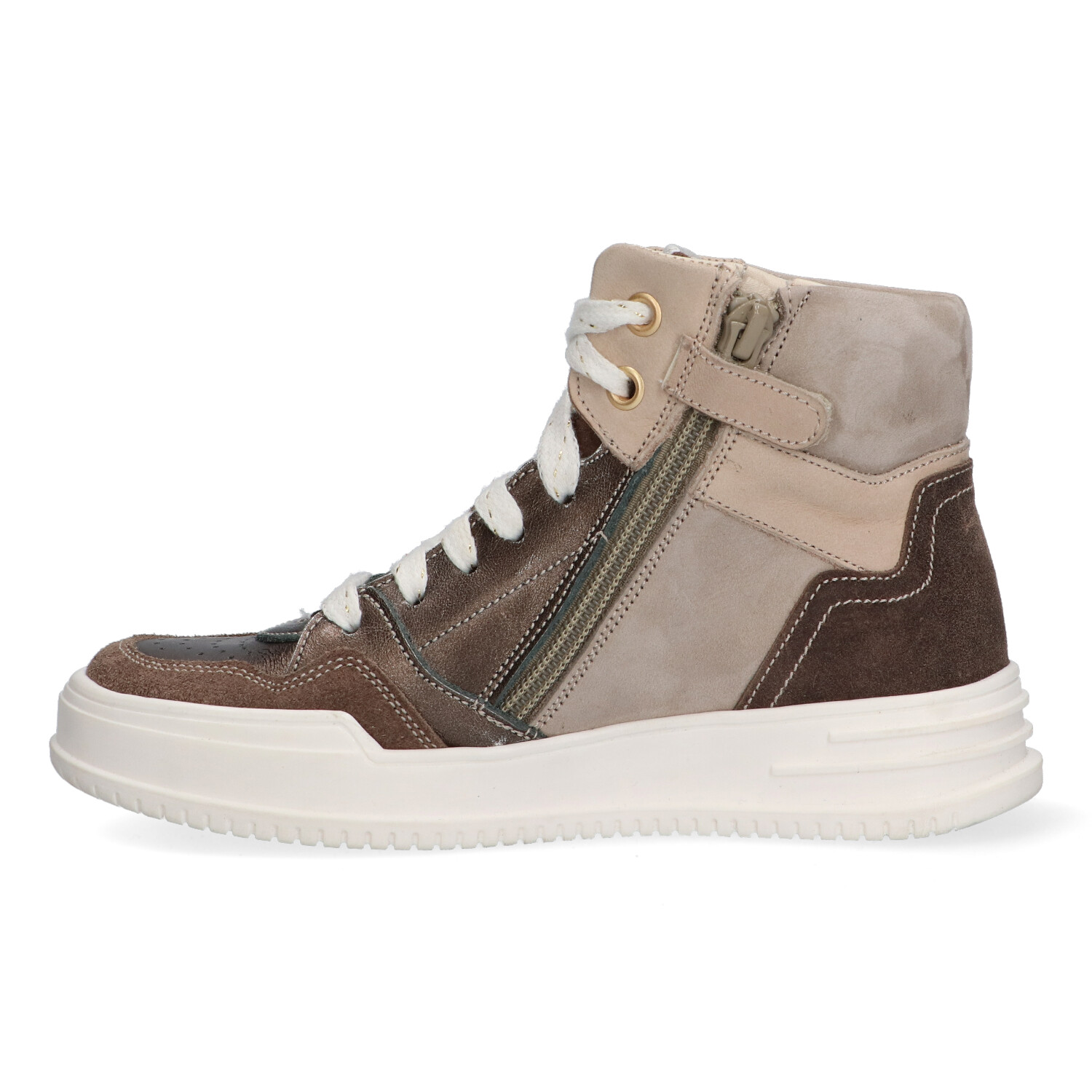 Twins 322701 Sneaker Chloe Cross Taupe 2.5