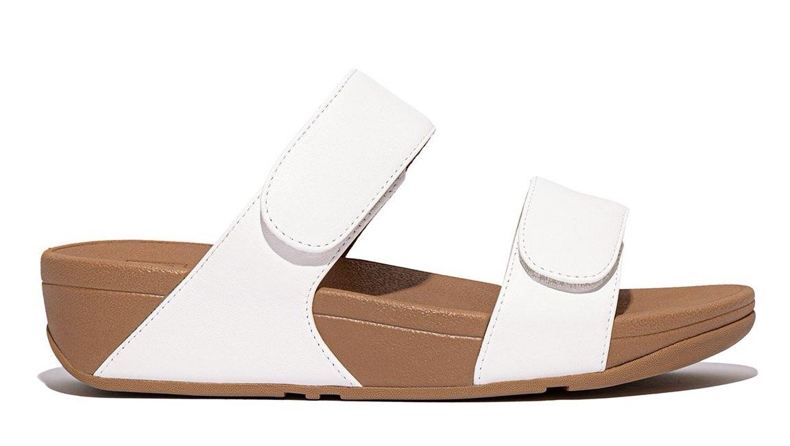 FitFlop FV6 Slipper Lulu Ajustable Urban White