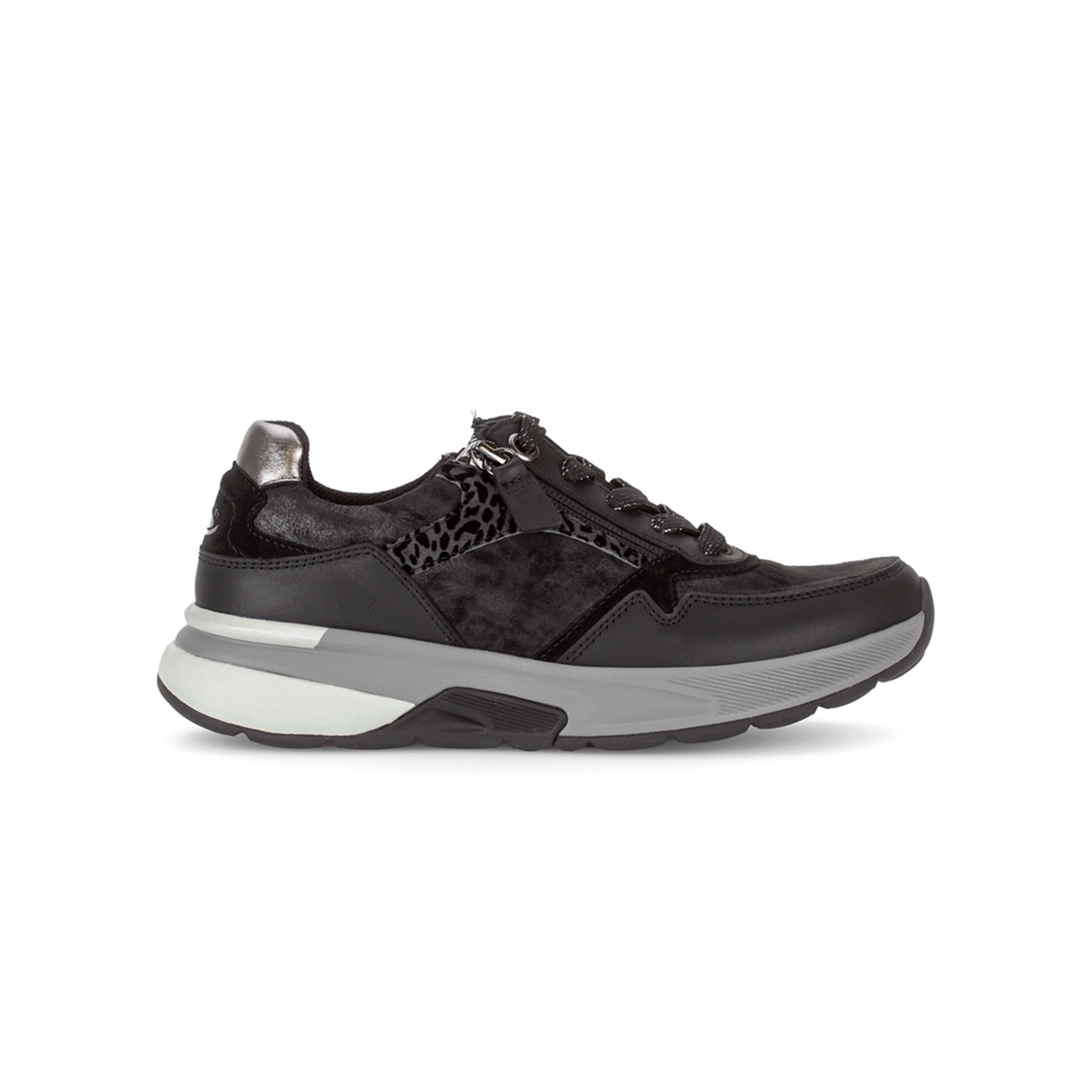Gabor Rollingsoft 76.847 Sneaker Black/Antique Silver