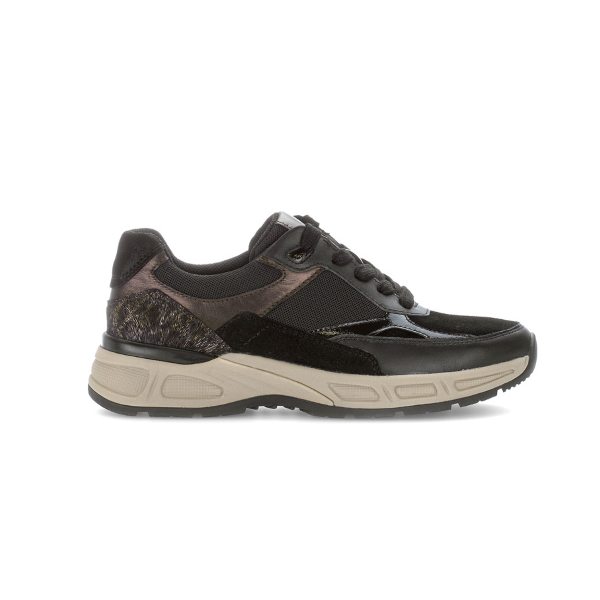 Gabor 76.585 Sneaker Black/Brown H