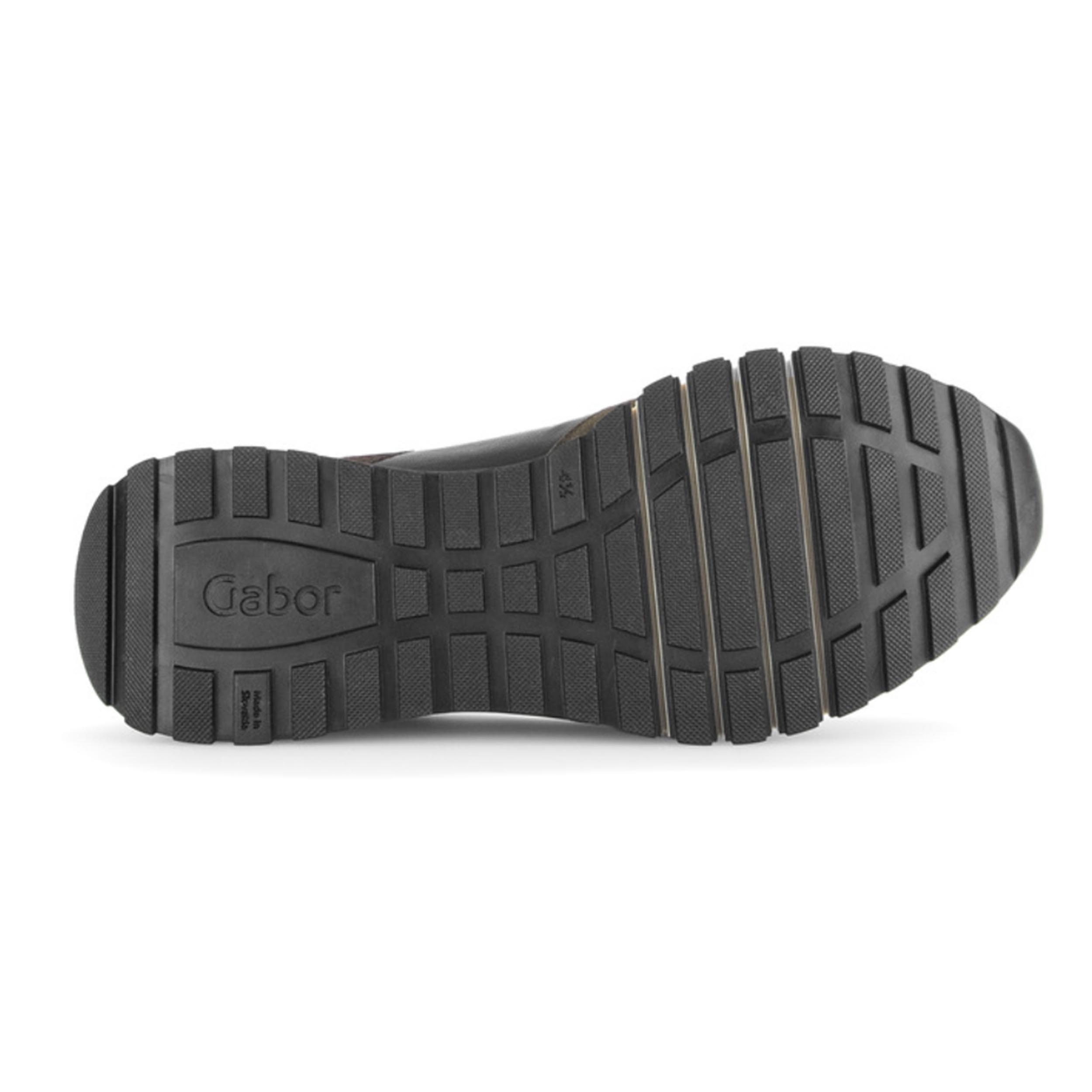 Gabor 56.378 Sneaker Black/Ivy/Gold H