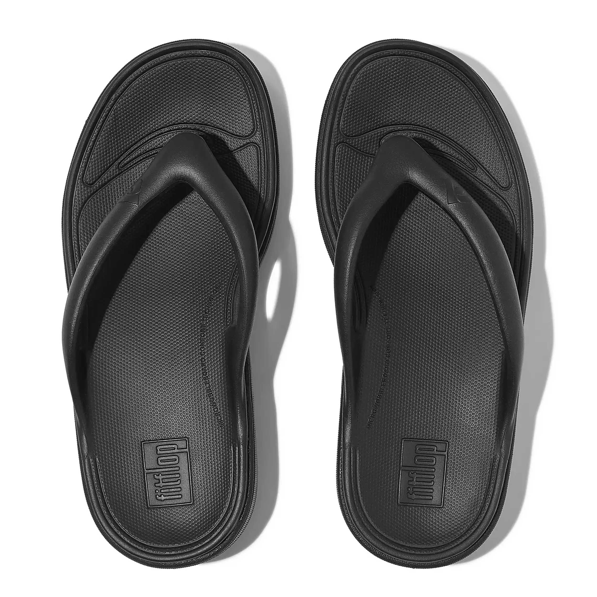 FitFlop HF4 Slipper Relieff Metallic Recovery Black