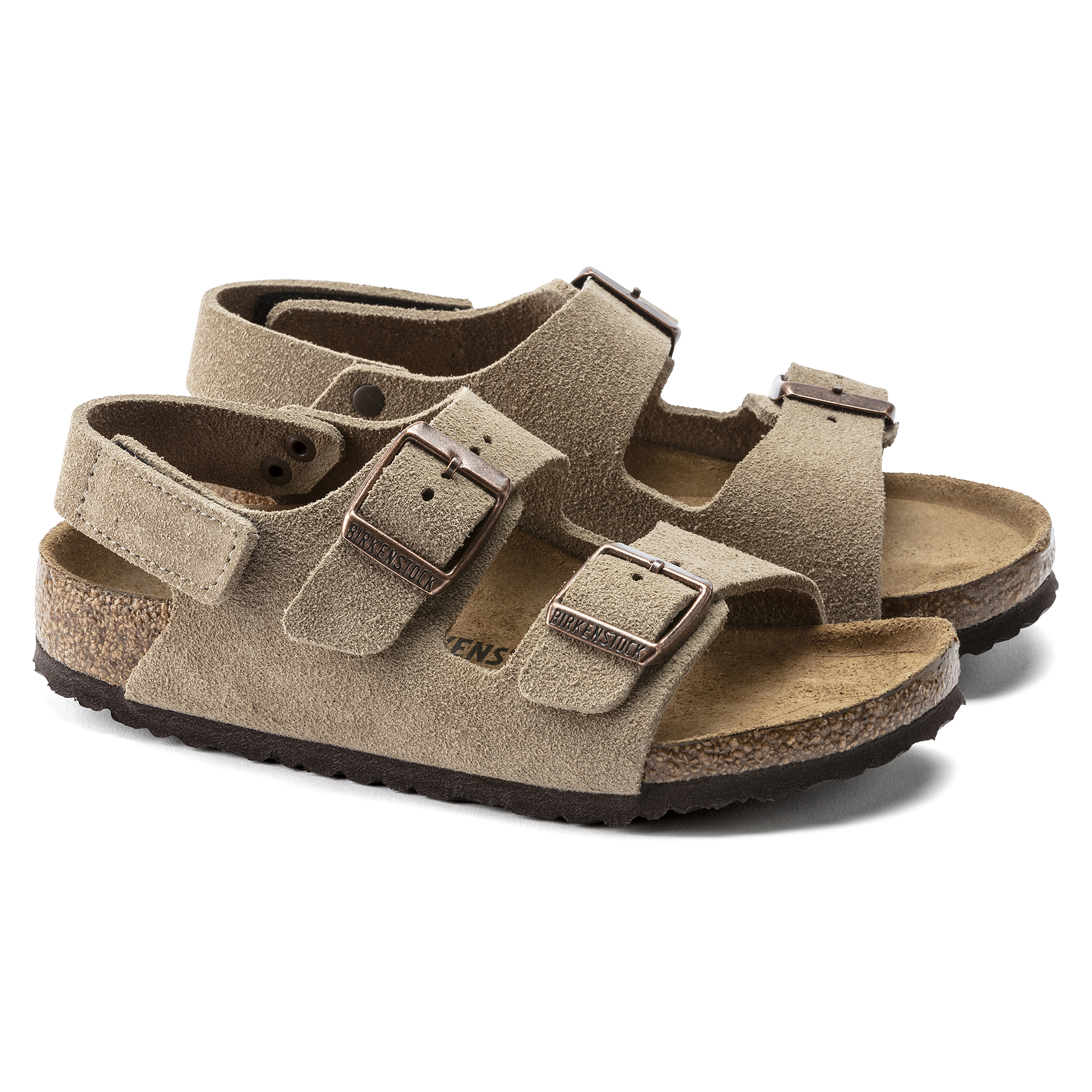 Birkenstock 1021627 Sandaal Milano Taupe Regular