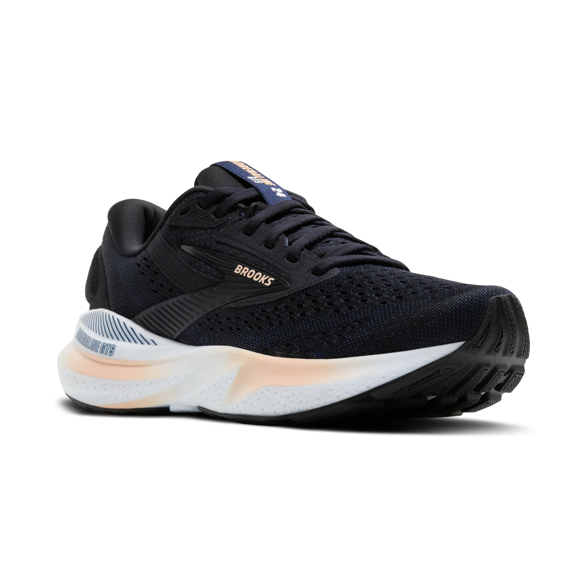 Brooks 120426 Adrenaline GTS 24 Women Black/Peach/Peacoat