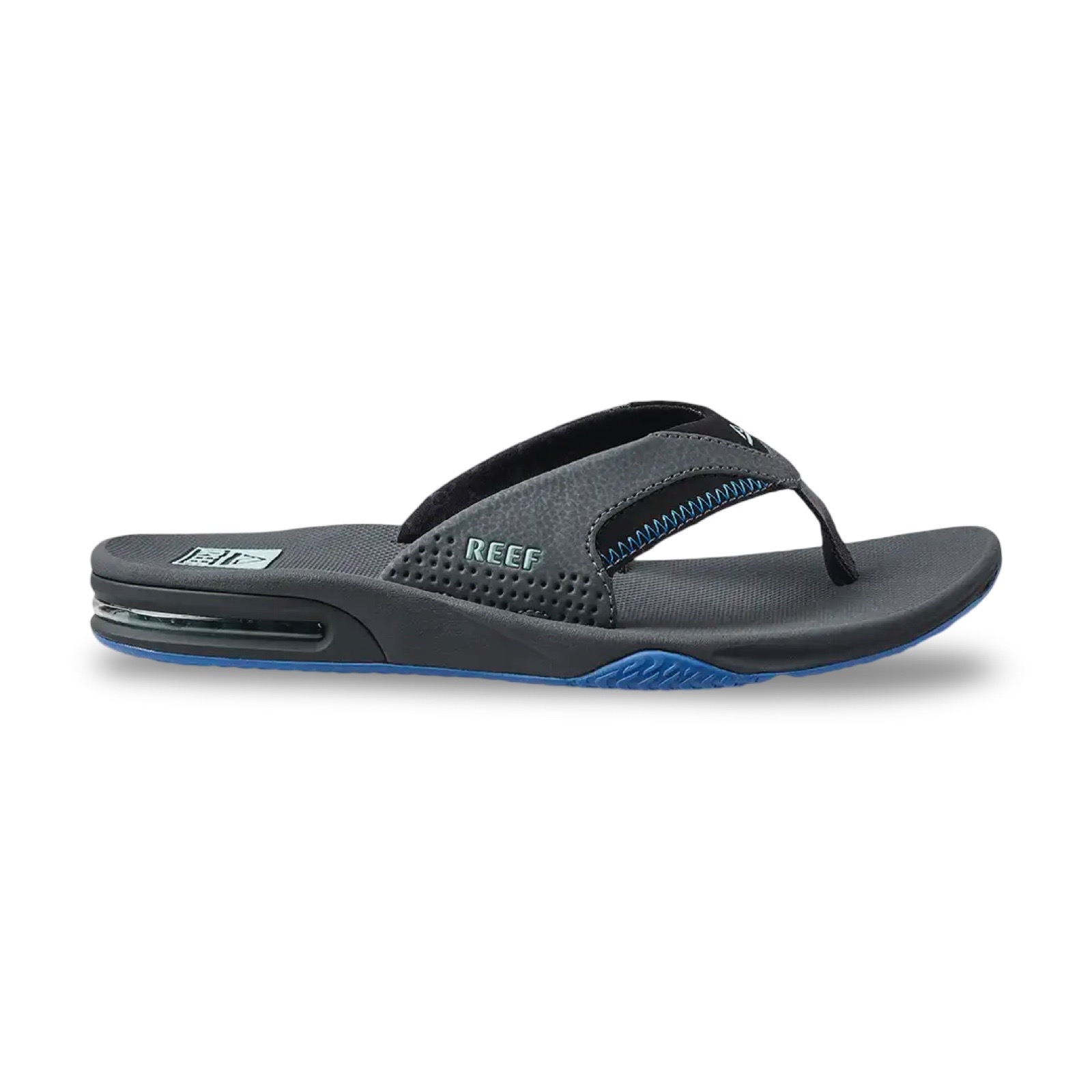 Reef CJ2911 Slipper Fanning Gunmetal/Ocean
