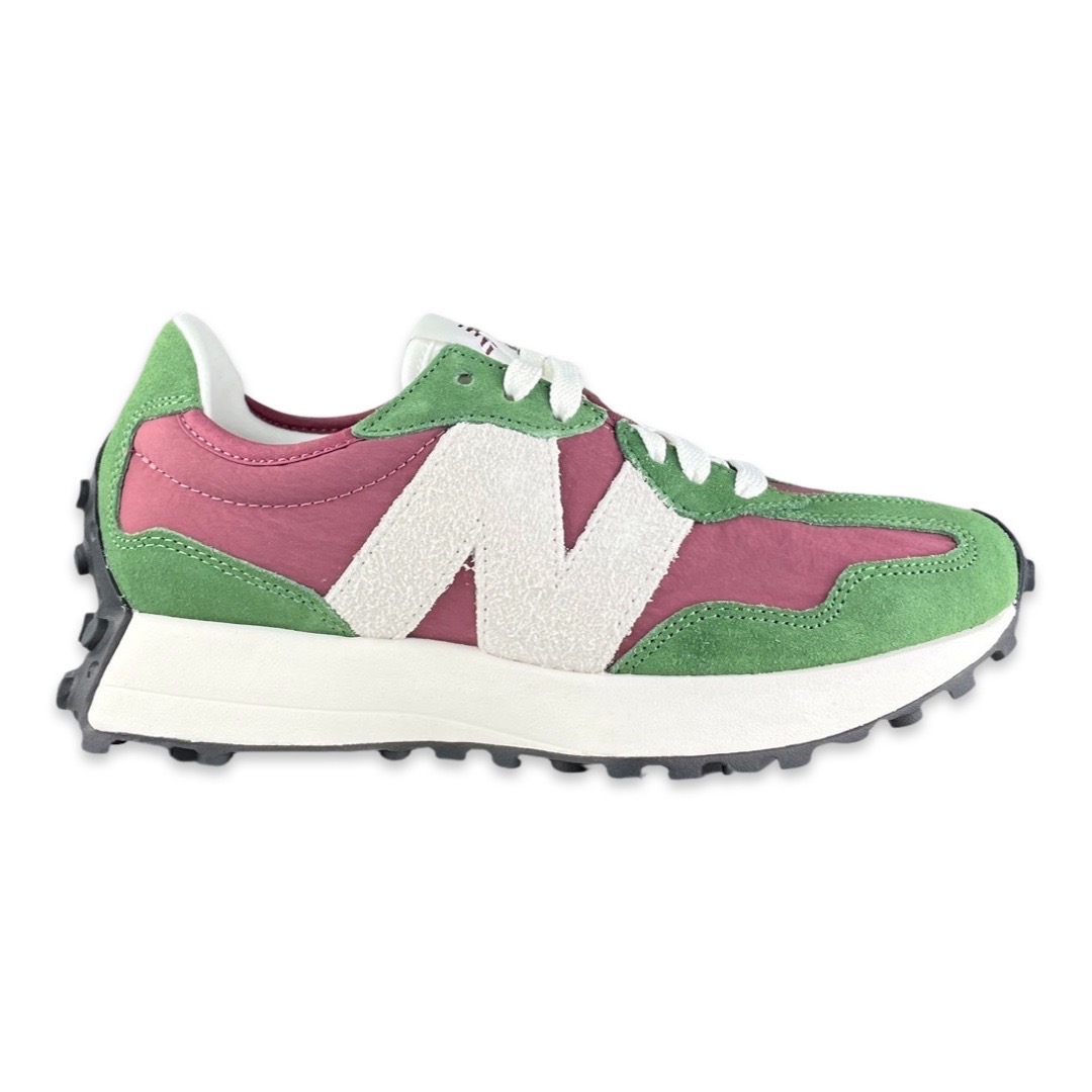 New Balance 327 Sneaker Nori/Washed Burgundy