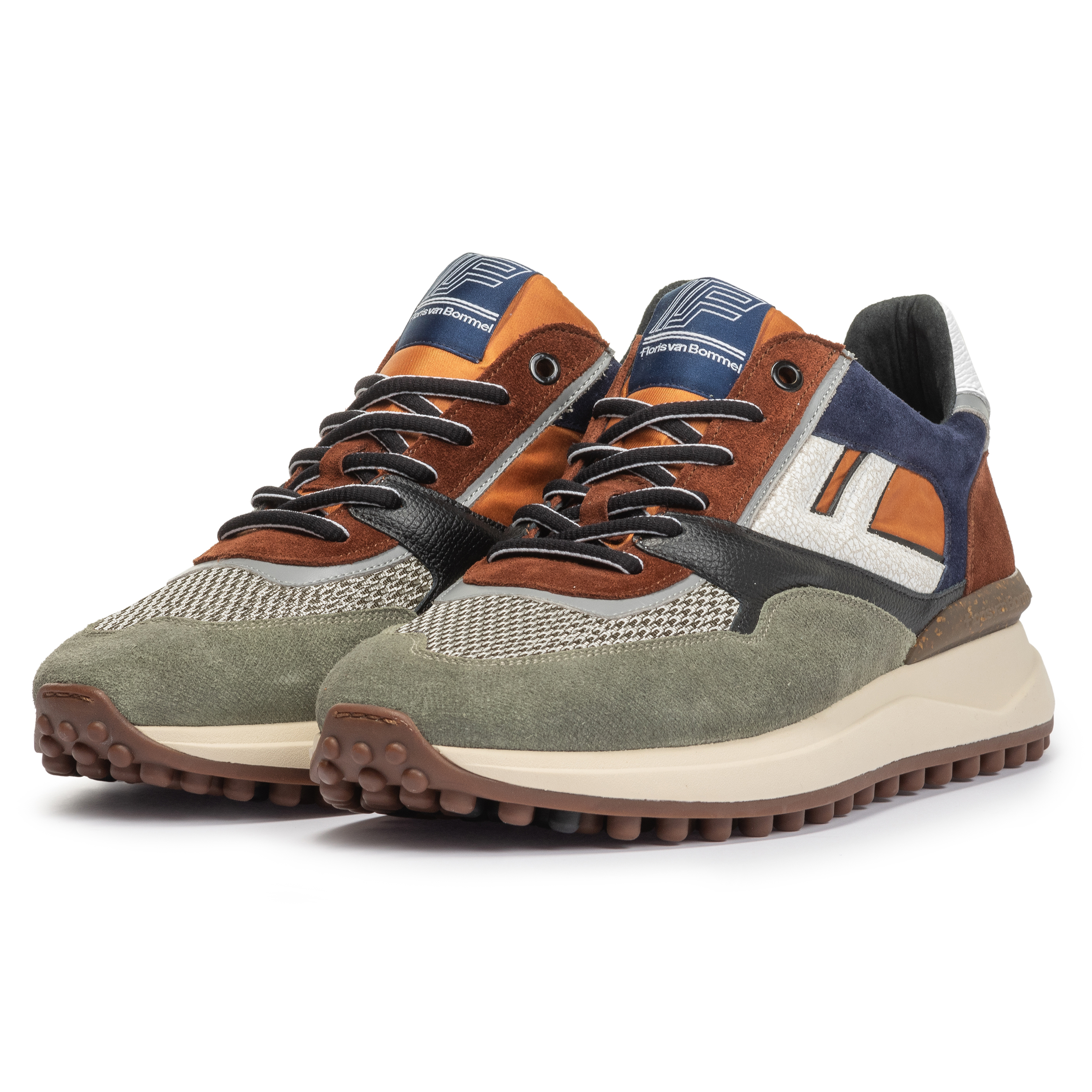Floris van Bommel SFM-10139 Sneaker Noppi 29.14 Green G1/2