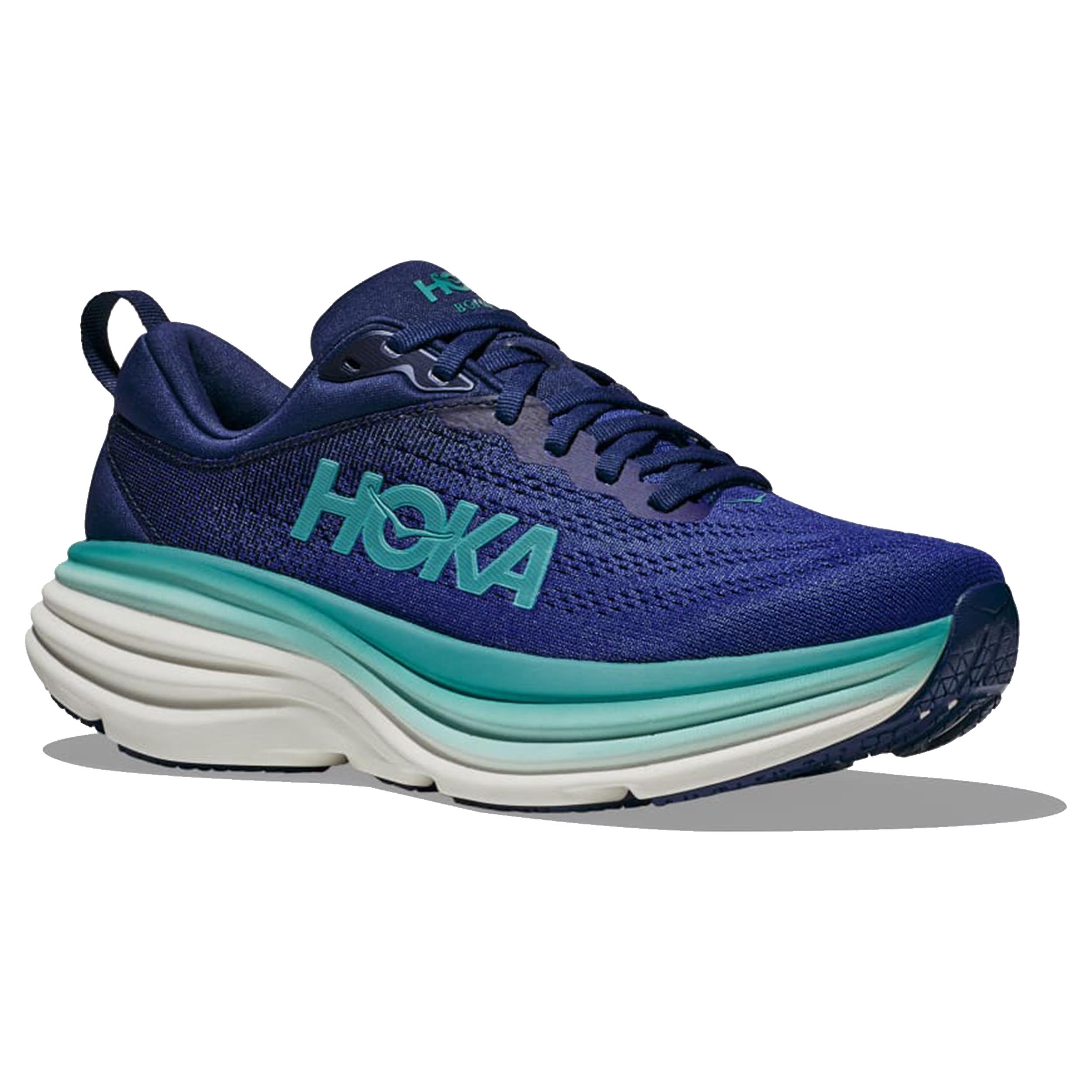 Hoka 1127952 Bondi 8 Women Bellwether Blue/Evening Sky