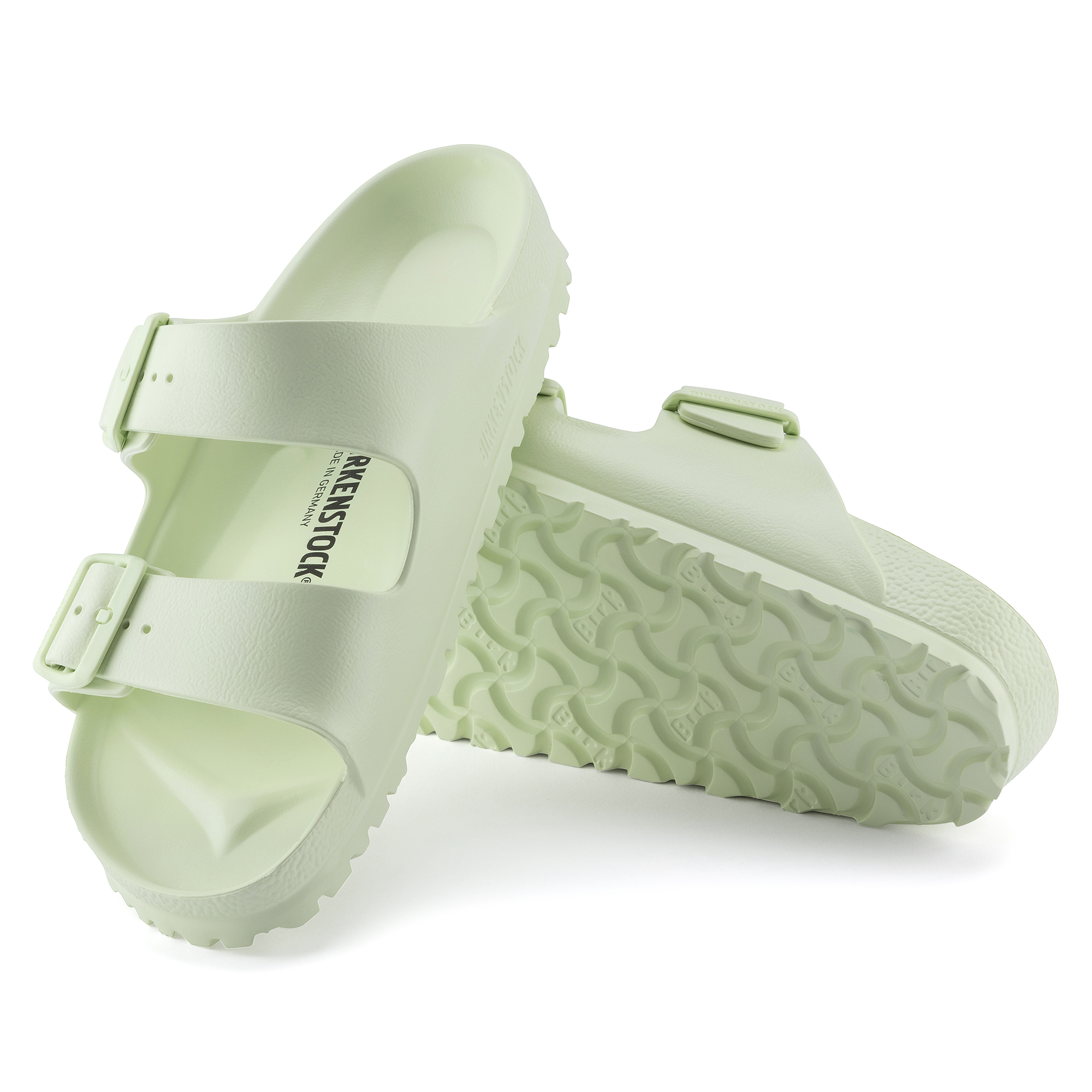 Birkenstock 1024691 Slipper Arizona Essentials Faded Lime Narrow