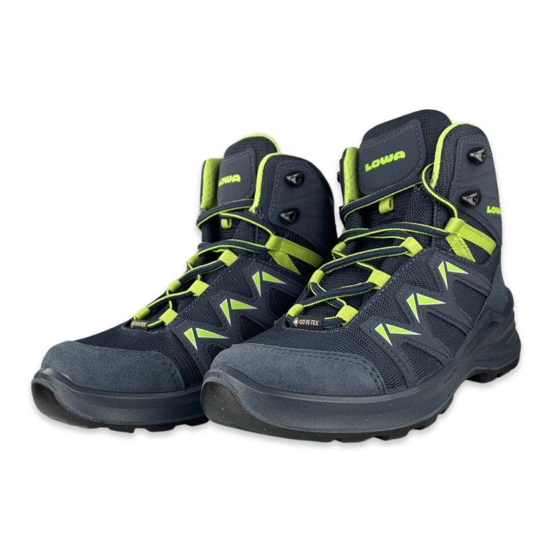 Lowa 640116 Innox Pro GTX Mid Junior Steelblue/Lime