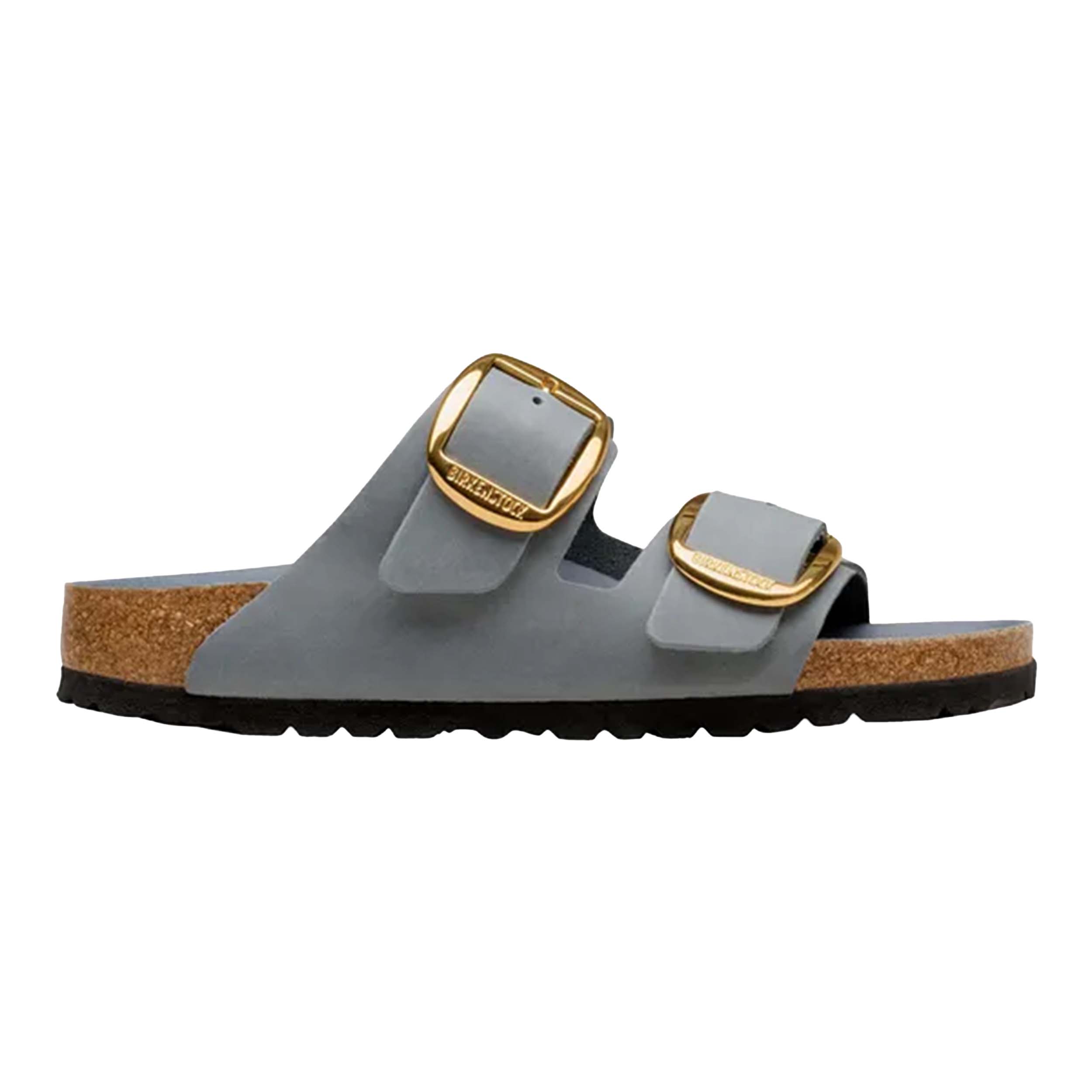 Birkenstock 1032071 Slipper Arizona Big Buckle Basalt Gray Narrow