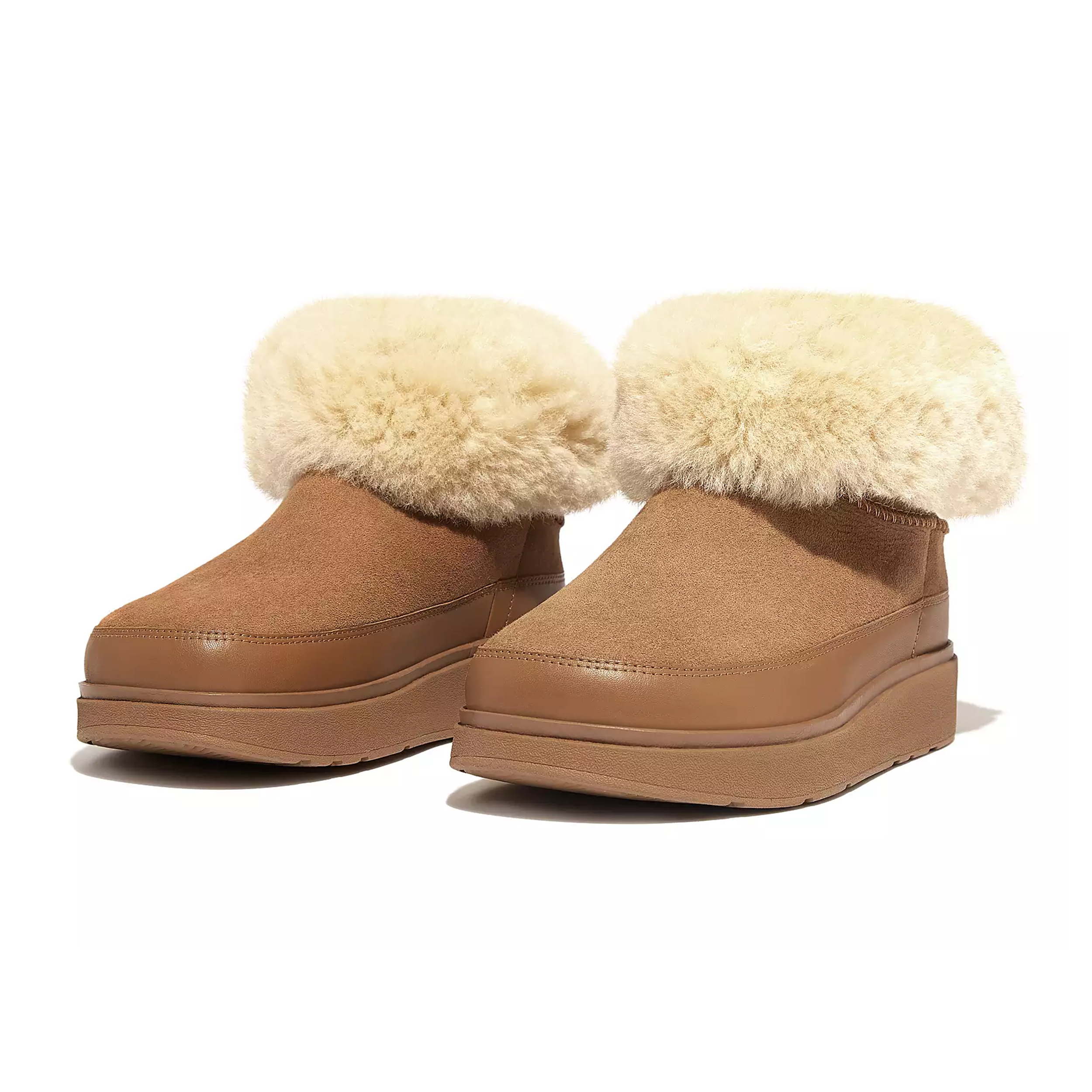 FitFlop GS6-A69 Boot Gen-Ff Mini Double-Faced Shearling Desert Tan 