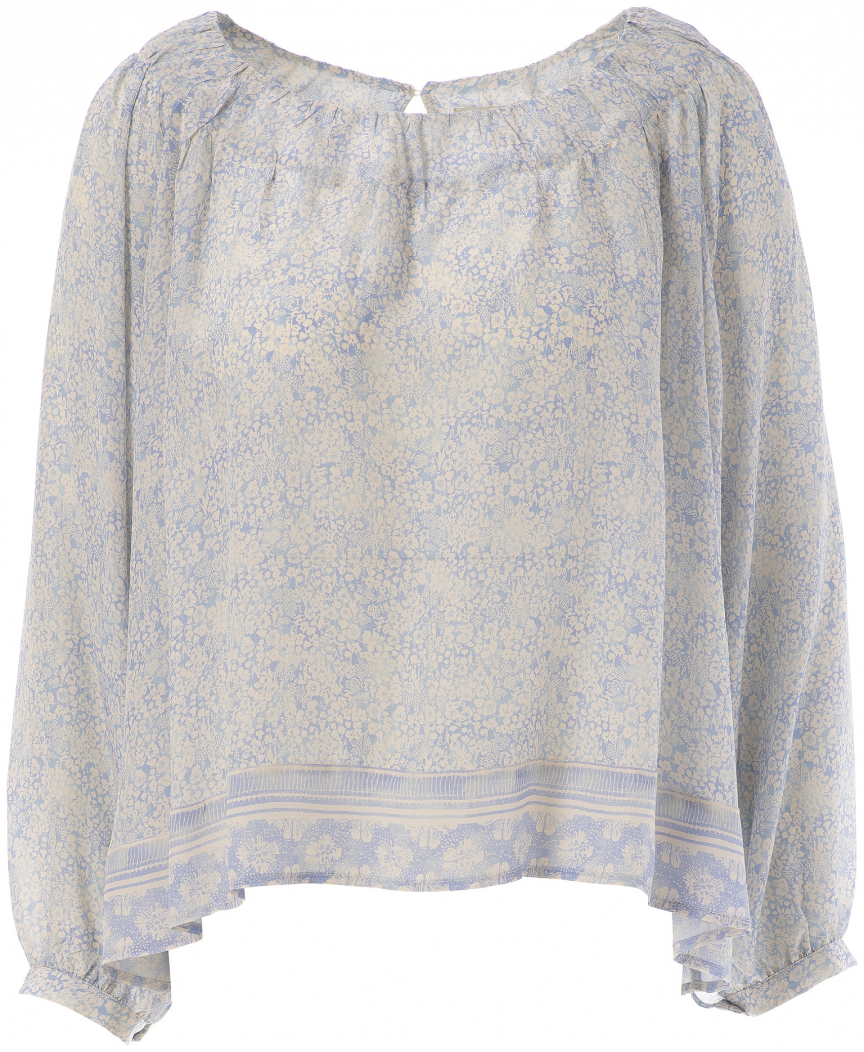 JcSophie H9129 Blouse Harrison Blue Flower