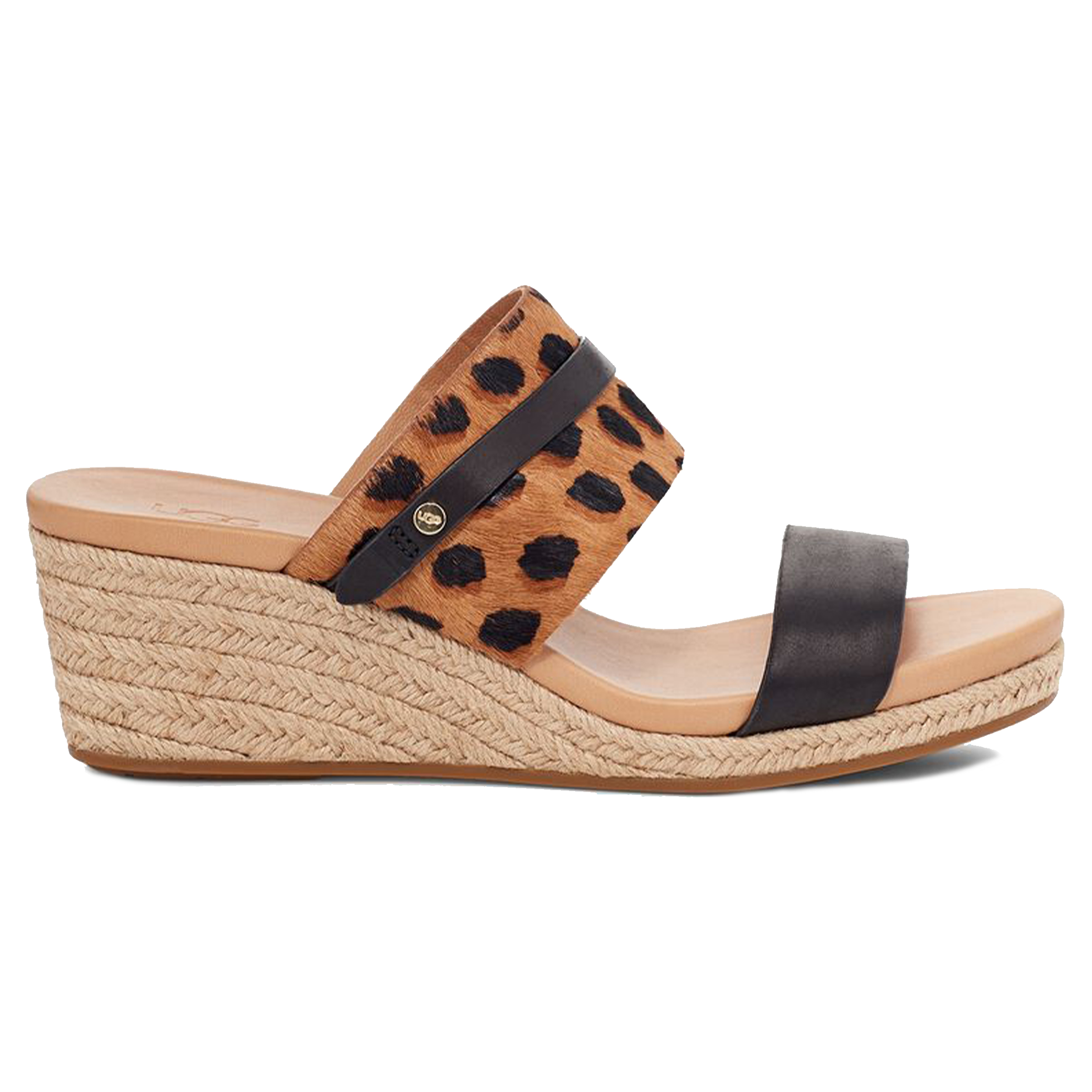 UGG 1128359 Slipper Ebele Black/Light Butterscotch