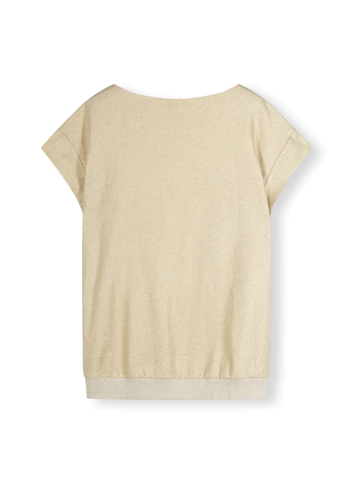 10Days short sleeve sweater foil light safari