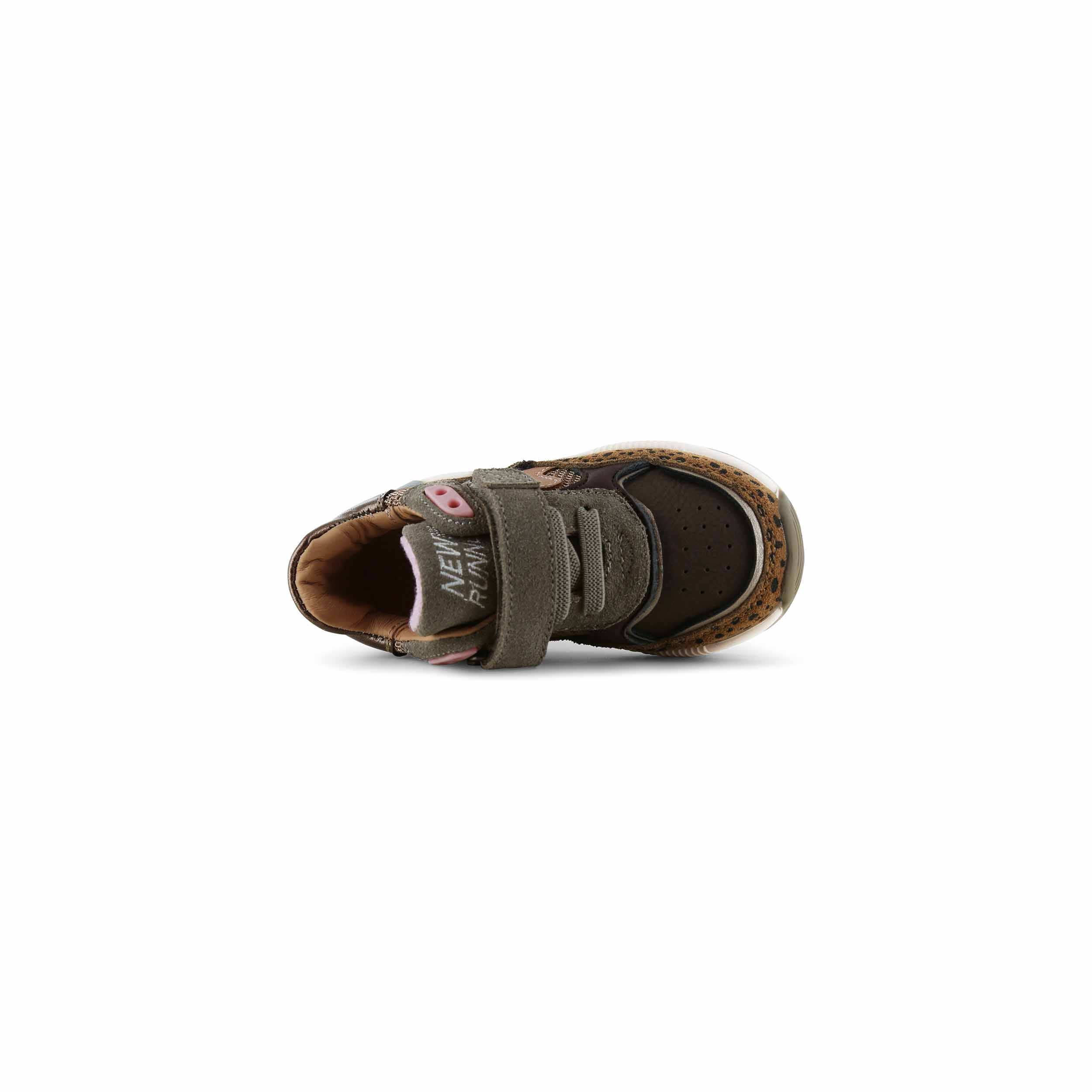 Shoesme ST24W008 Sneaker Trainers Bronze/Black Dots