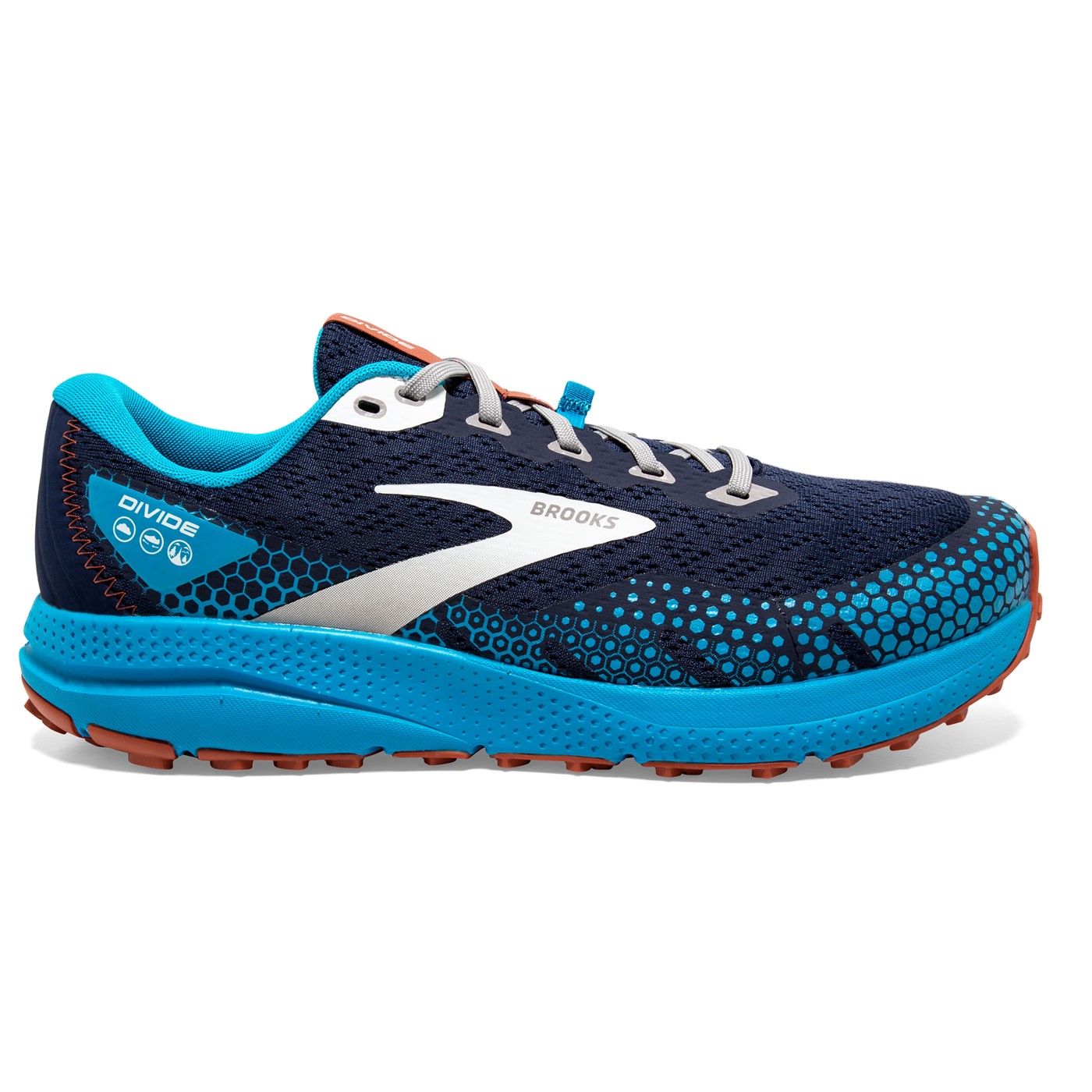 Brooks 110381 Divide 3 Men Peacoat/Atomic Blue