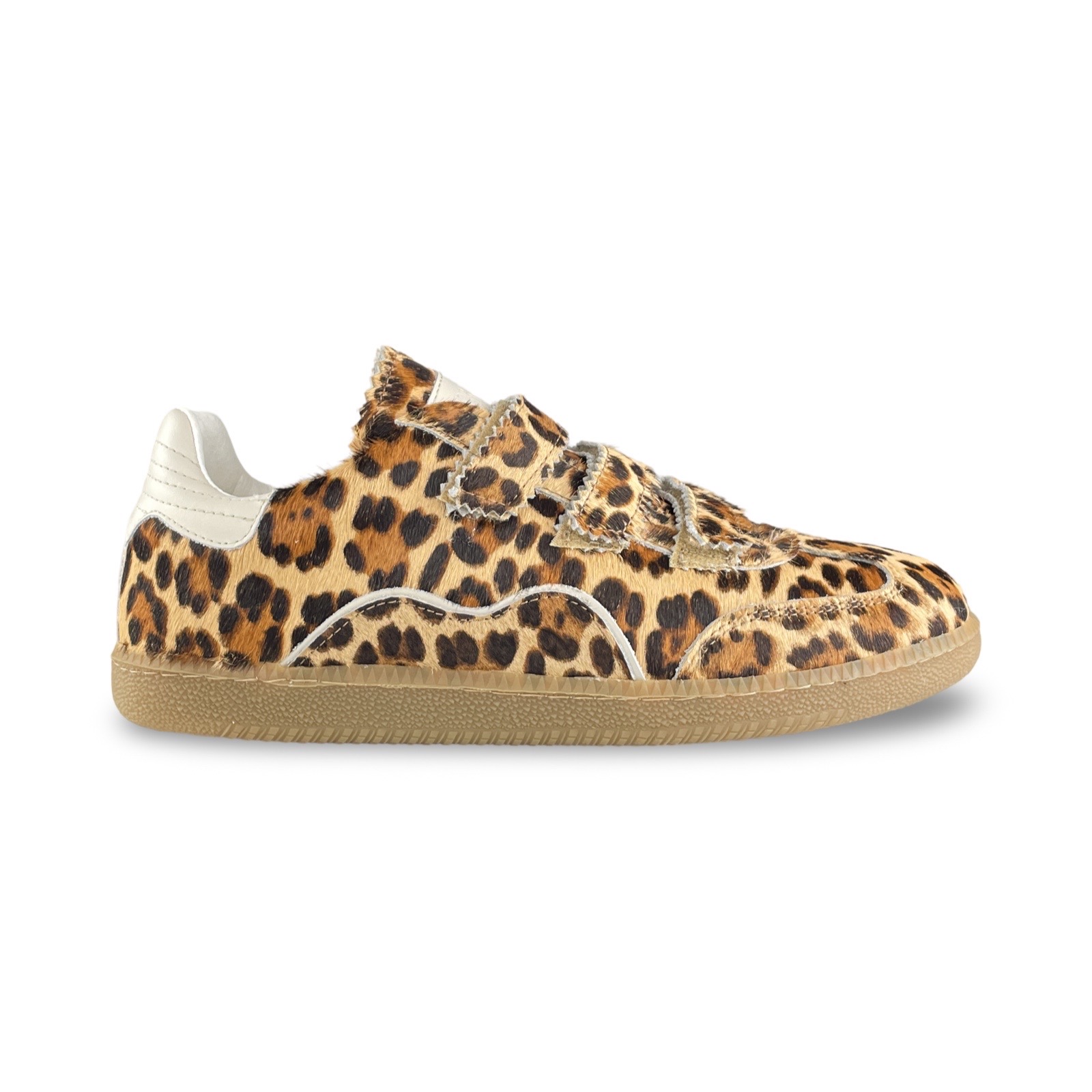 Toral Sneaker Rem Pony Leopard/Negro